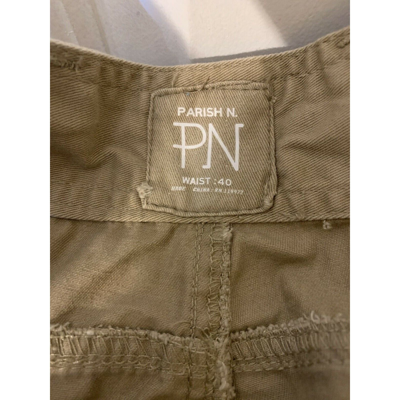Parish Nation RARE MEN'S Sz 40 TAN PARISH NATION SHORTS Relaxed Fit Casual Size US 40 / EU 56 - 2 Thumbnail