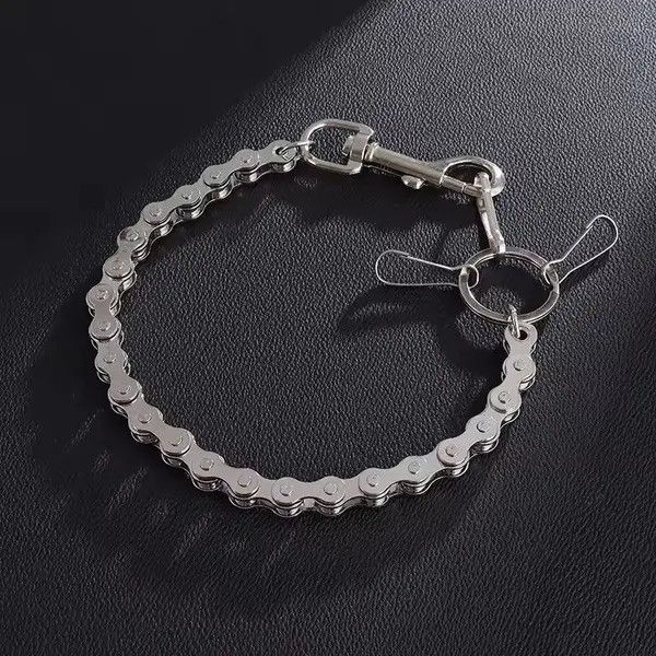 VIBE 44cm Length Motorcycle Chain Wallet Waist Key chain Size ONE SIZE - 8 Thumbnail