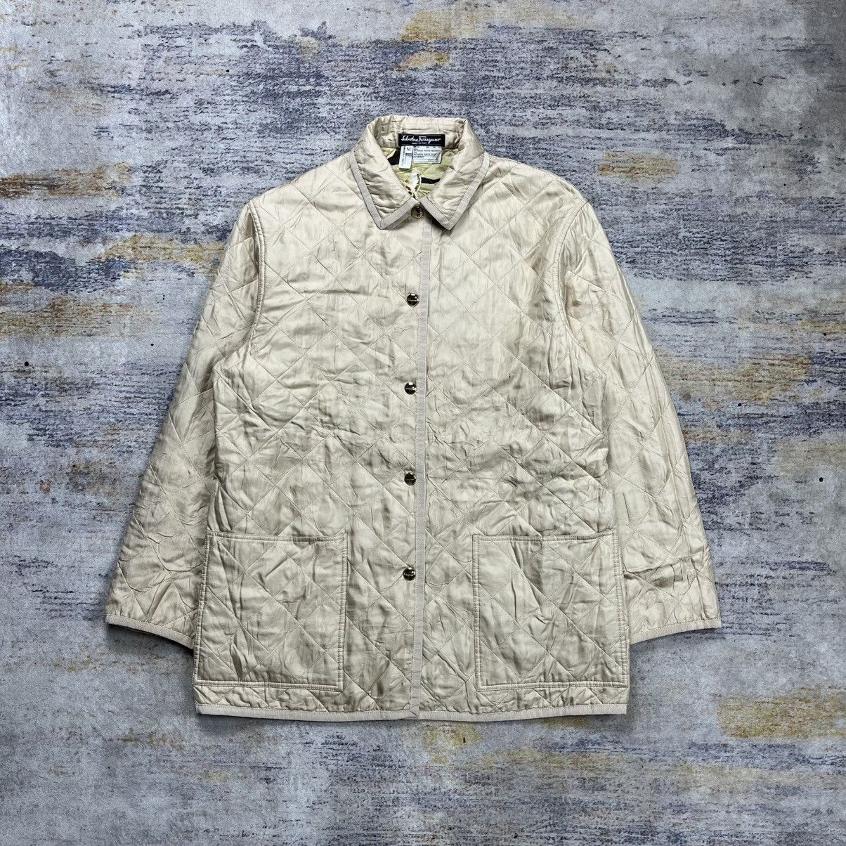 Salvatore Ferragamo × Vintage Vintage Salvatore Ferragamo quilted jacket Size M / US 6-8 / IT 42-44 - 2 Thumbnail