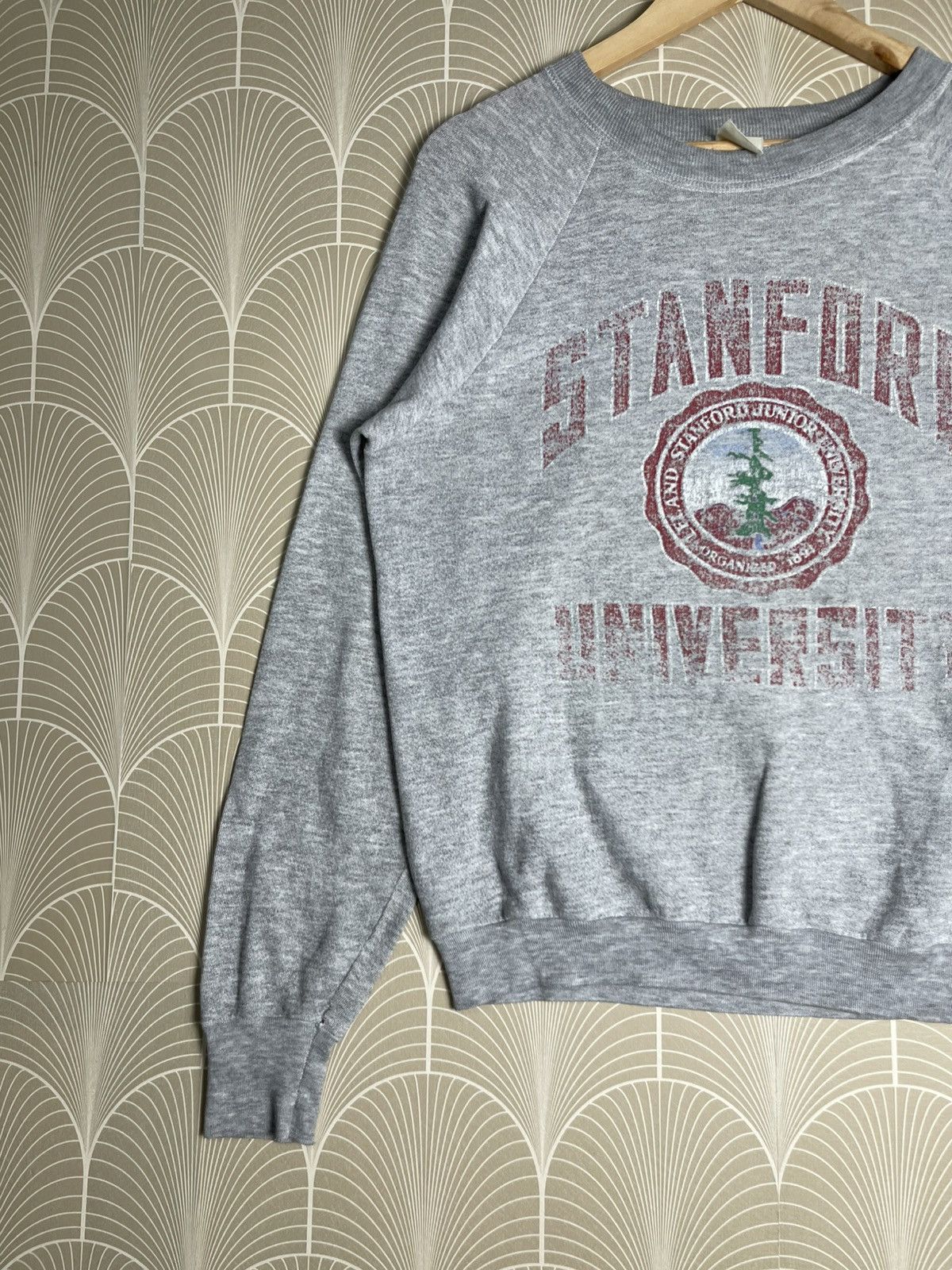 Fruit Of The Loom × Vintage VINTAGE STANFORD UNIVERSITY CREWNECK 50/50 ALMOST PAPERTHIN Size US L / EU 52-54 / 3 - 3 Thumbnail