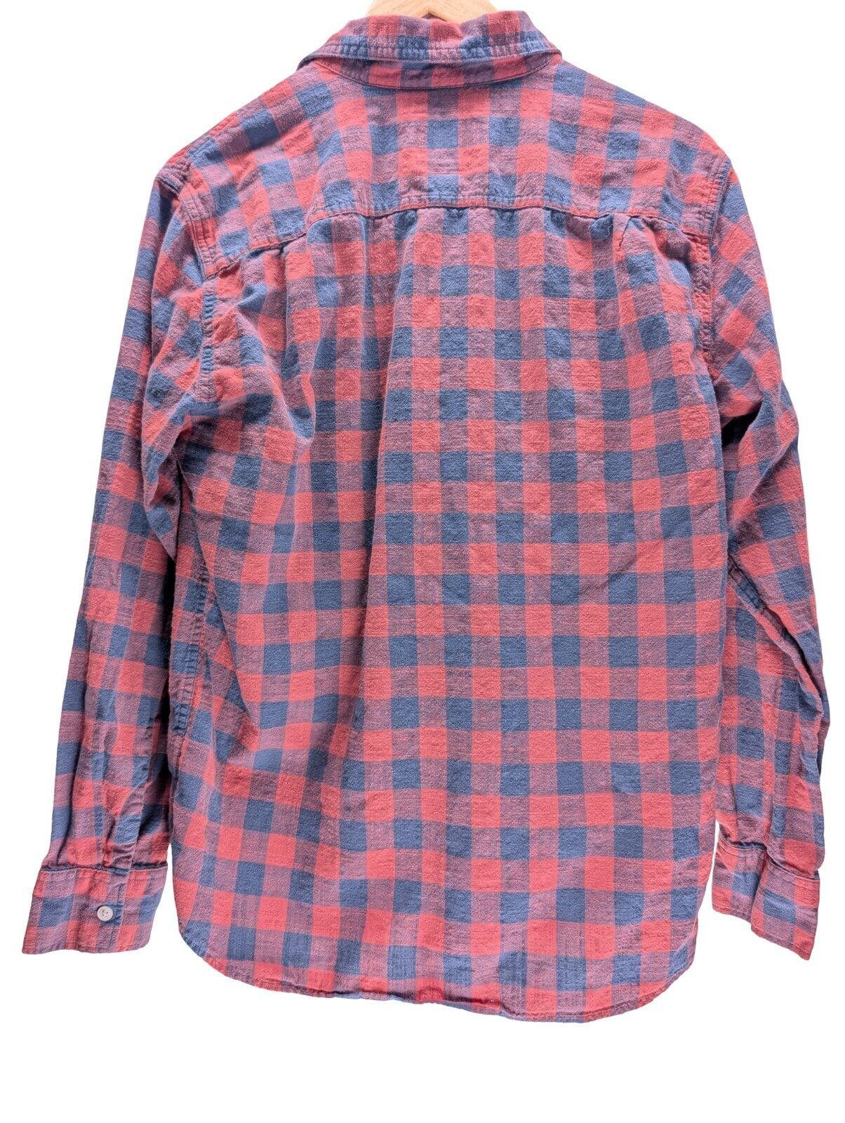 American Eagle Outfitters American Eagle Flannel Shirt Men M Super Soft Plaid Red Blue Size US M / EU 48-50 / 2 - 2 Thumbnail