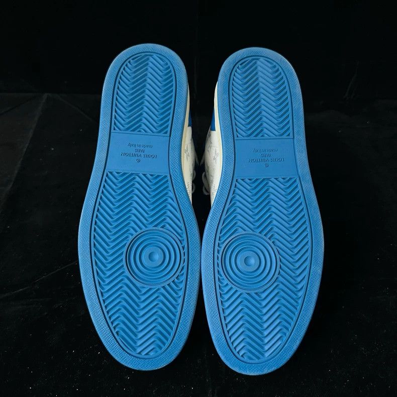 Louis Vuitton Louis Vuitton Rivoli high-tops in white and blue shoes Size US 9.5 / EU 42-43 - 7 Thumbnail