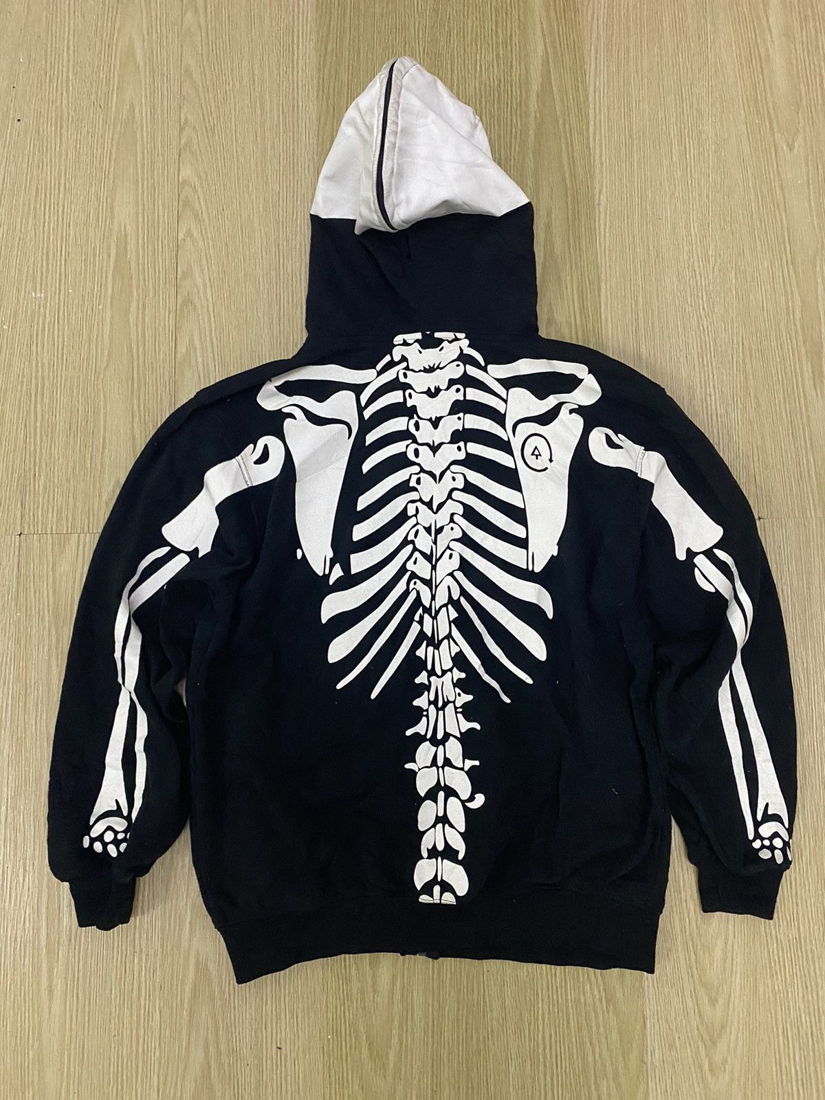 Japanese Brand MJ collection skull fullzipper hoodie Size US M / EU 48-50 / 2 - 2 Thumbnail