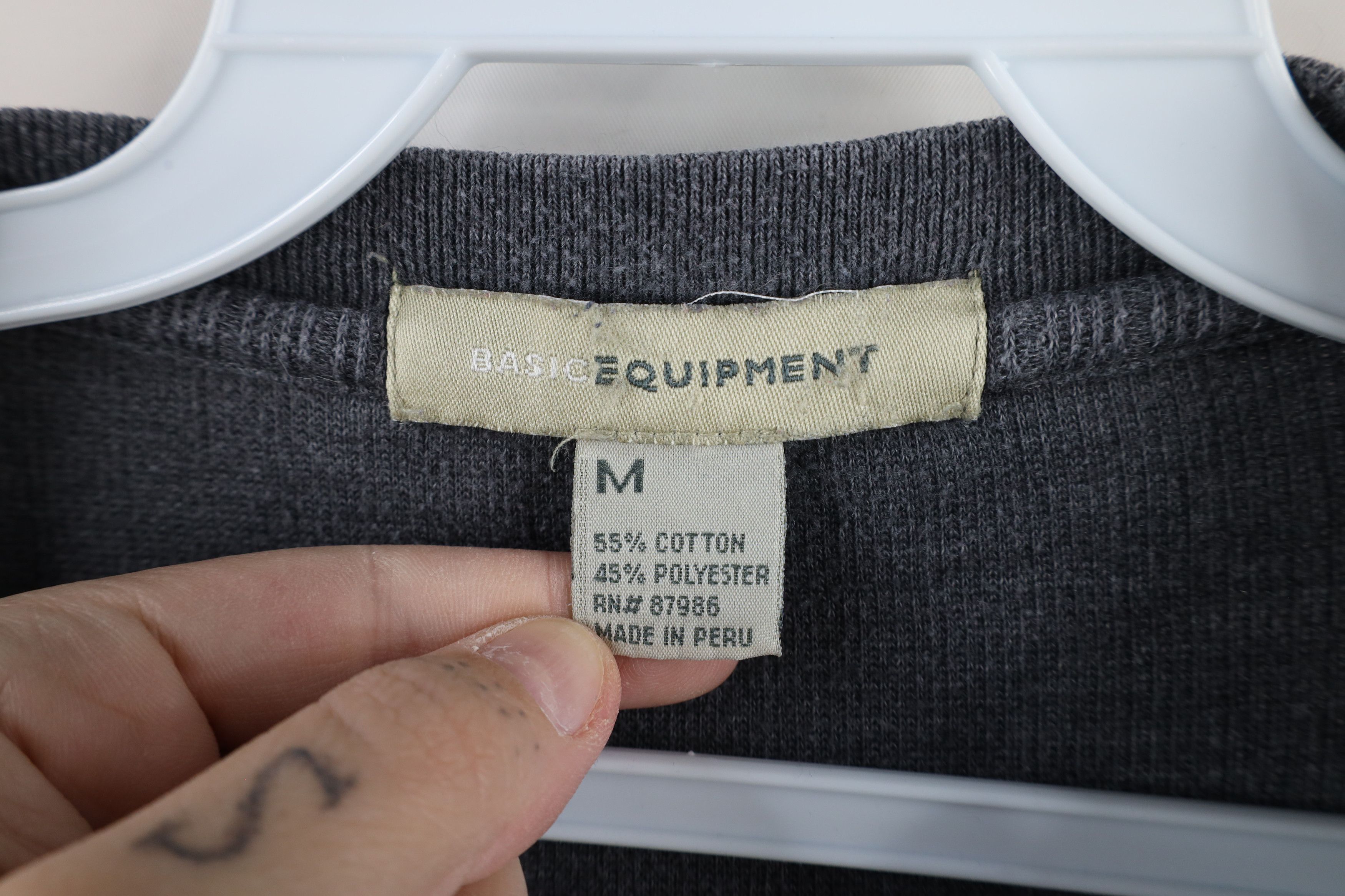 Vintage Vintage 90s Streetwear Knit Long Sleeve Henley T-Shirt Size US M / EU 48-50 / 2 - 4 Thumbnail