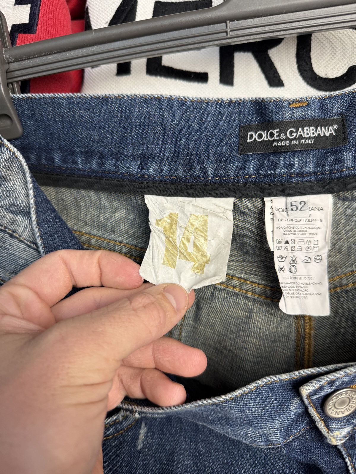 Dolce & Gabbana Dolce & Gabbana Vintage Metal Logo Denim Shorts Size US 36 / EU 52 - 11 Thumbnail