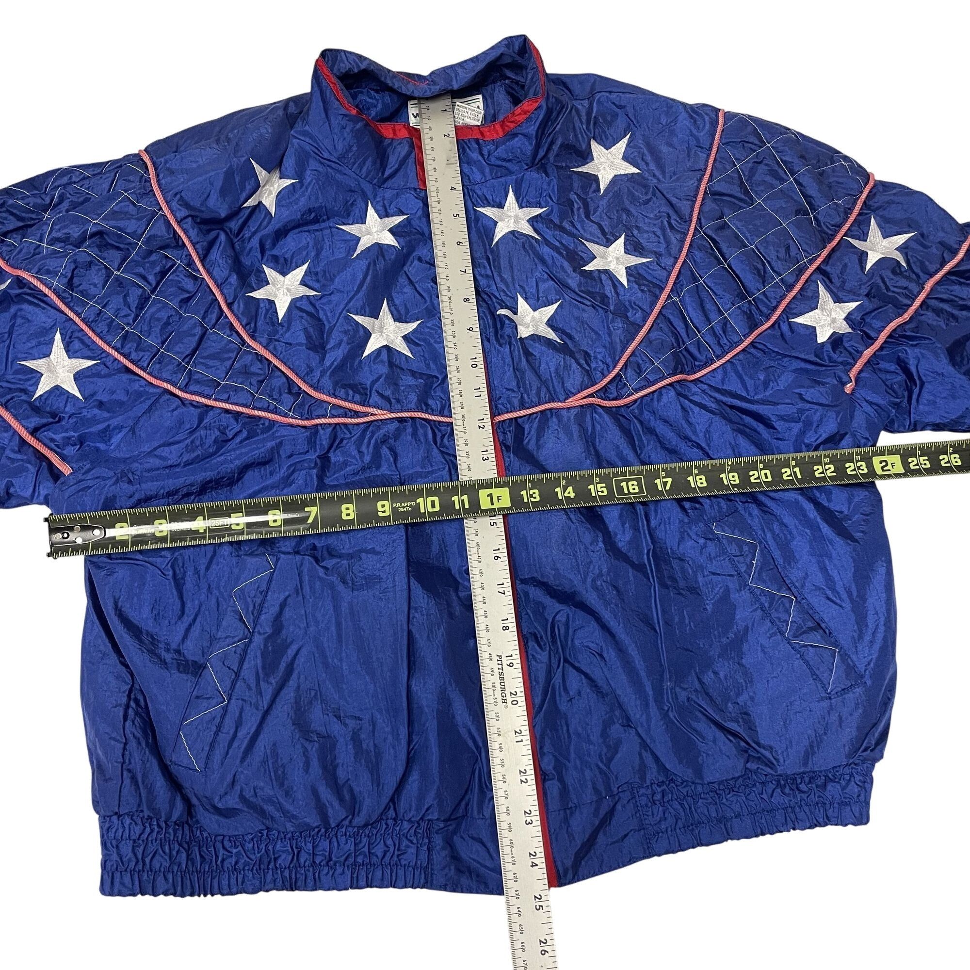 Other Vtg Westbound SHINY Red White Blue AMERICA PATRIOTIC Jacket Size XL / US 12-14 / IT 48-50 - 10 Thumbnail