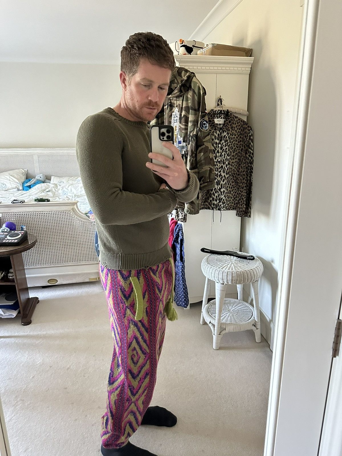 Saint Laurent Paris $990 Saint Laurent Green destroyed knit sweater Size US M / EU 48-50 / 2 - 6 Thumbnail