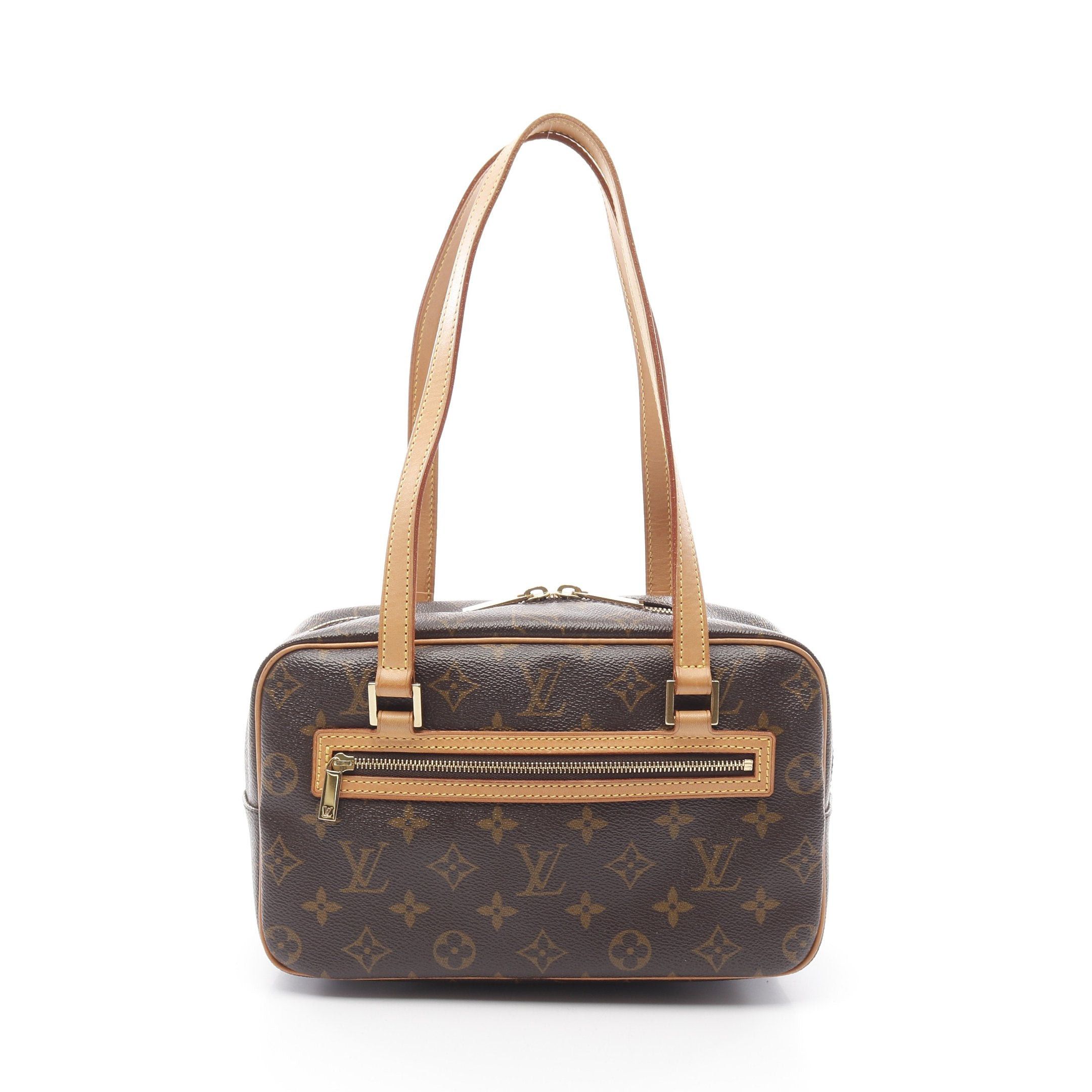 Louis Vuitton Louis Vuitton Cite Mm Monogram Shoulder Bag Leather Brown Size ONE SIZE - 1 Thumbnail