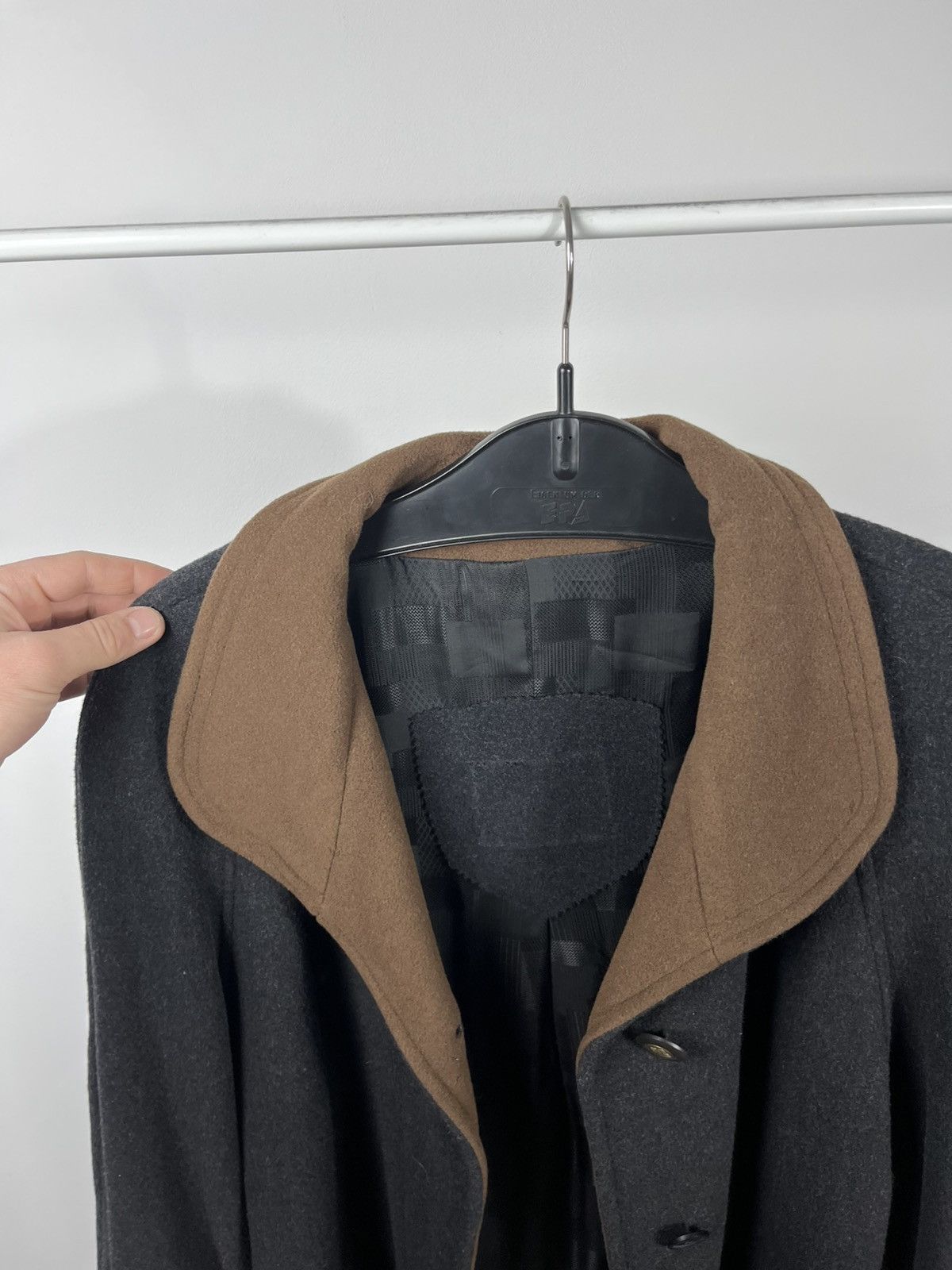 Other Women’s Wool Cashmere Long Coat Dark Grey Size UK 42 Size L / US 10 / IT 46 - 11 Thumbnail