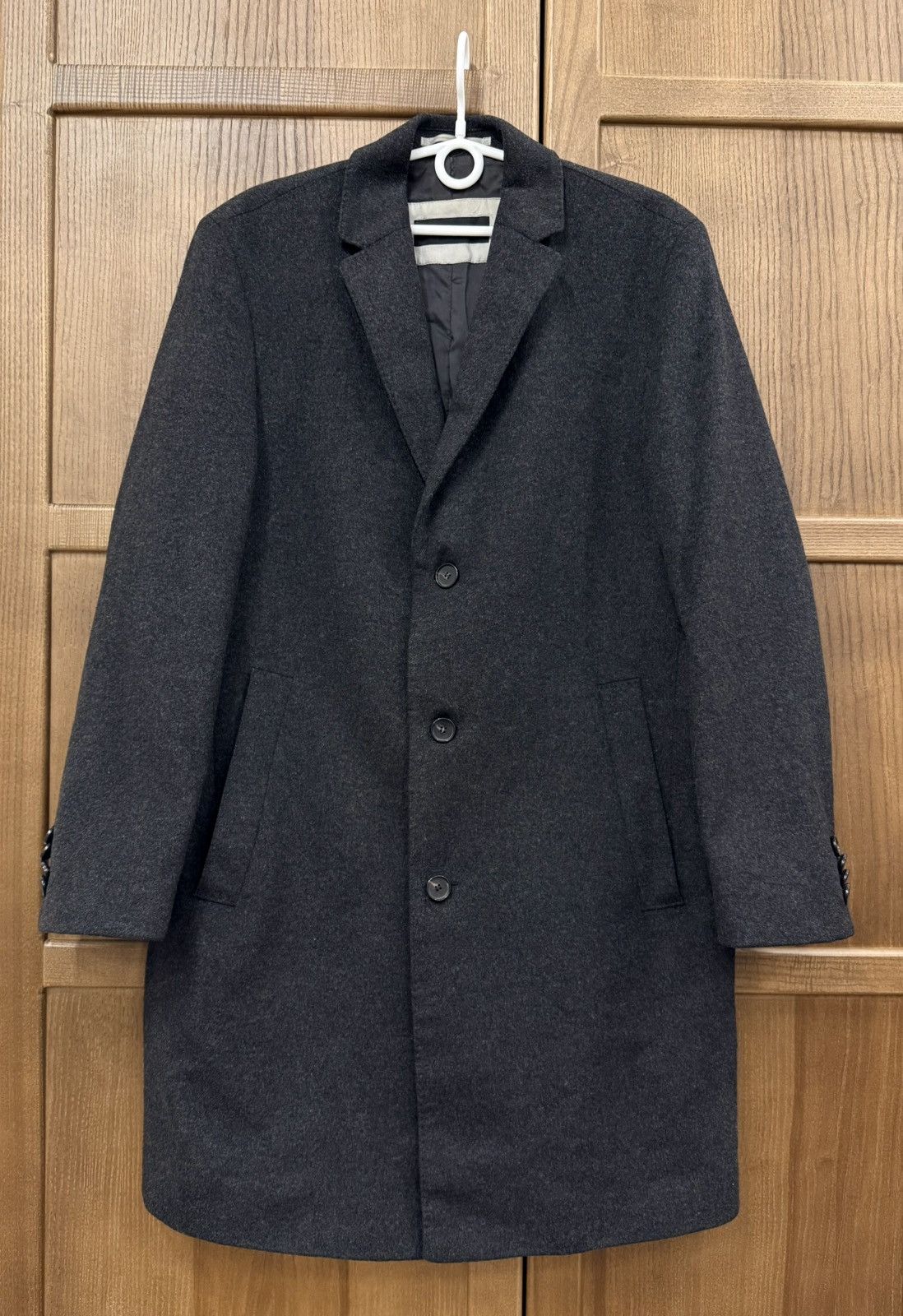 Hugo Boss Vintage Hugo Boss Wool Gray Coat Mens Size M Size US M / EU 48-50 / 2 - 1 Thumbnail