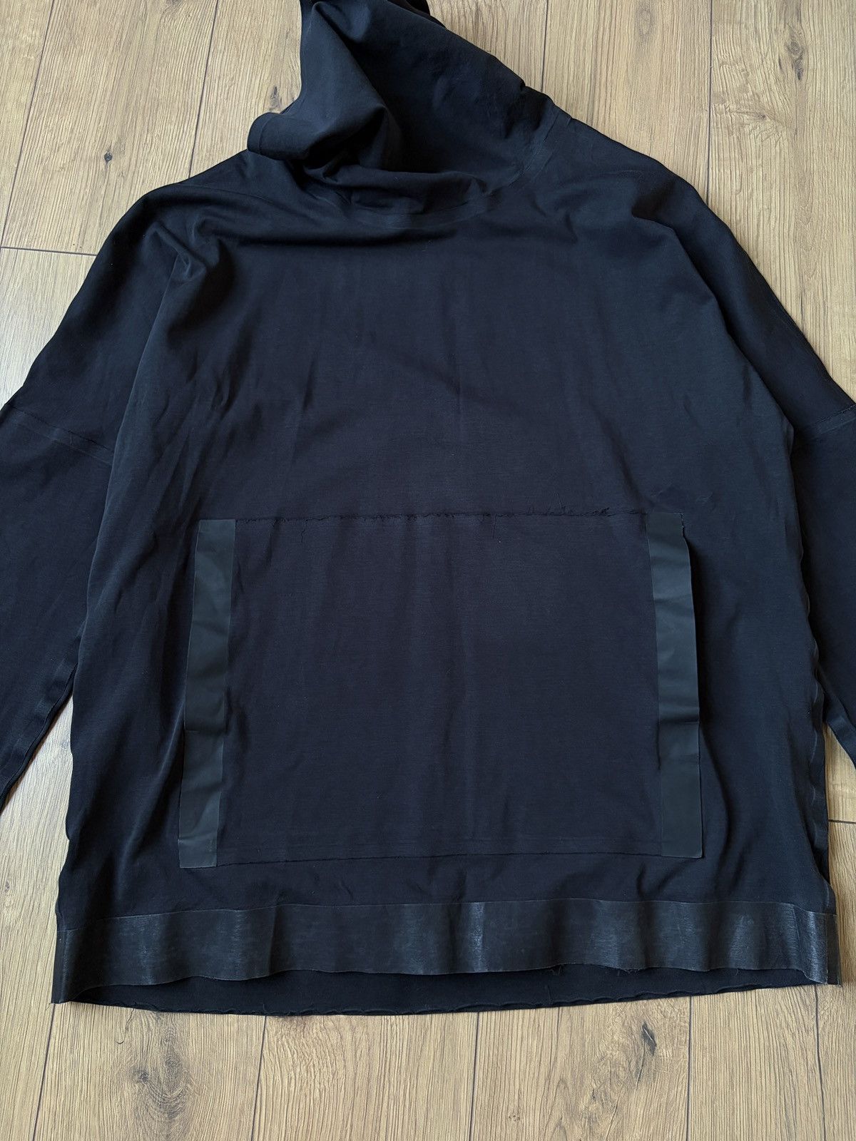 Other Barbara Alan Avant Garde Black Hooded Sweatshirt Robe Size US S / EU 44-46 / 1 - 8 Thumbnail