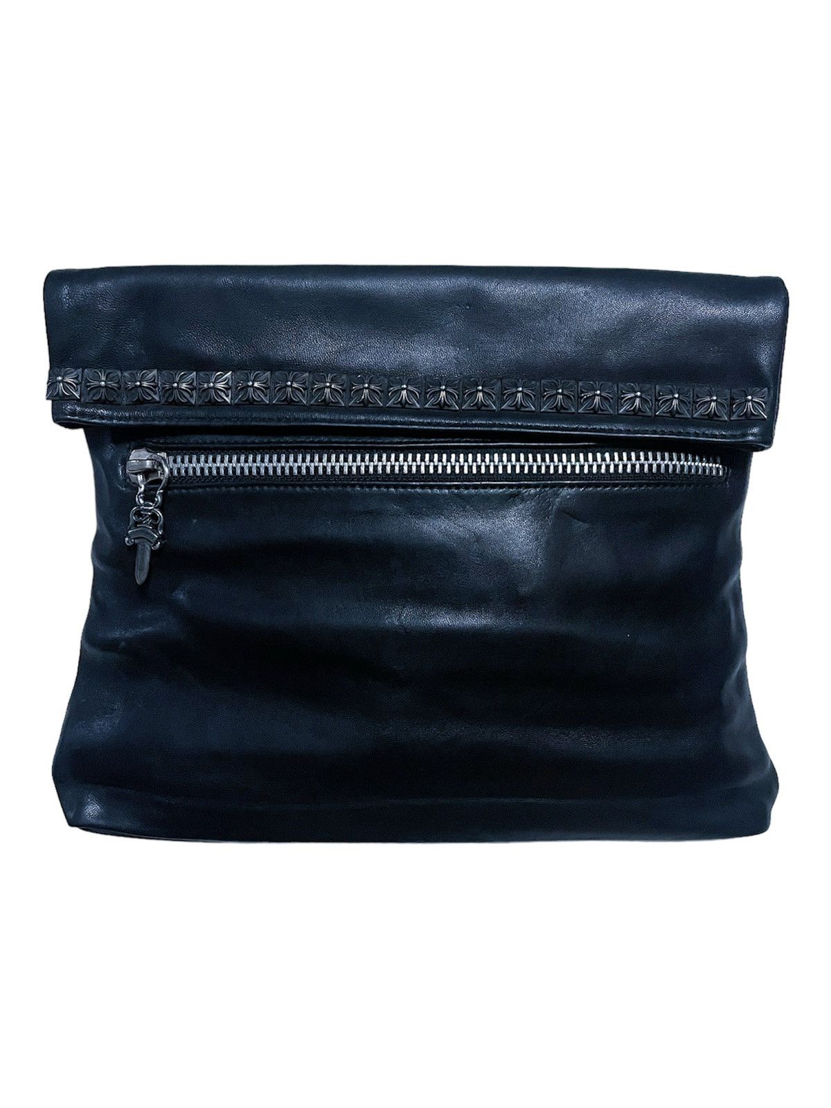 Chrome Hearts 💥SOLD💥 Chrome Hearts Pyramid Studs Clutch Bag Size ONE SIZE - 2 Thumbnail