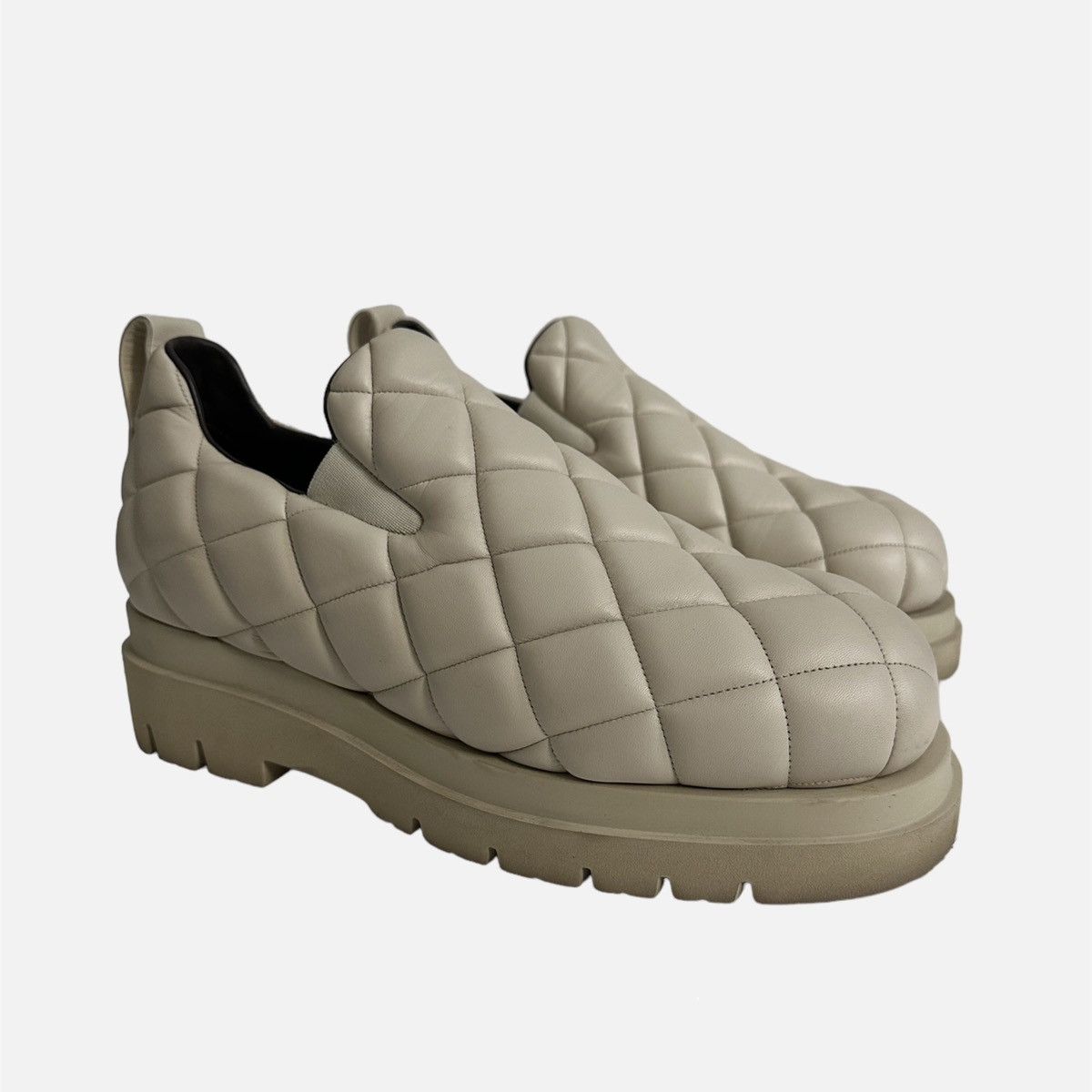 Bottega Veneta Bottega Veneta Diamond Quilted Slip On Loafers Size