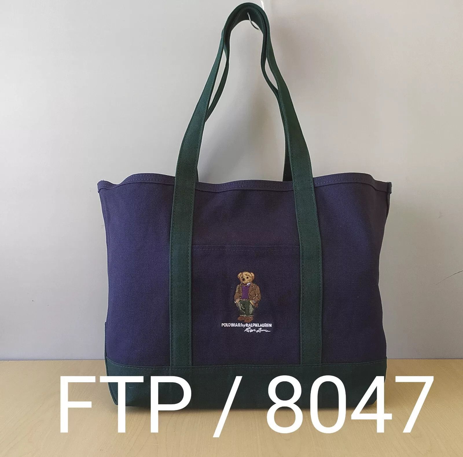 Polo Ralph Lauren Polo Ralph Lauren Polo Bear Canvas Tote Bag IFD 8047 Size ONE SIZE - 12 Thumbnail