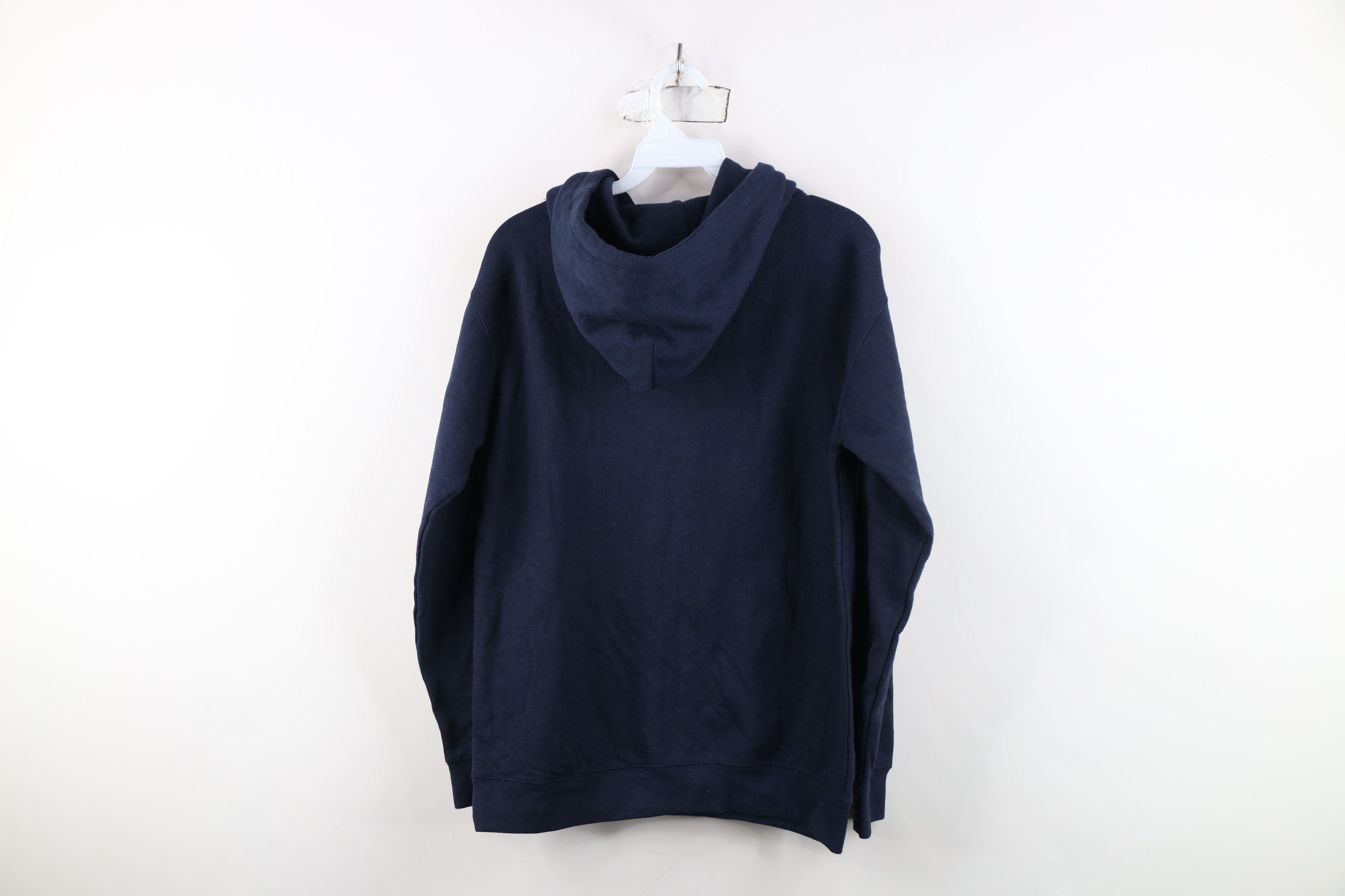 Vintage Vintage Y2K Streetwear Blank Hoodie Sweatshirt Dark Blue Size US S / EU 44-46 / 1 - 10 Thumbnail