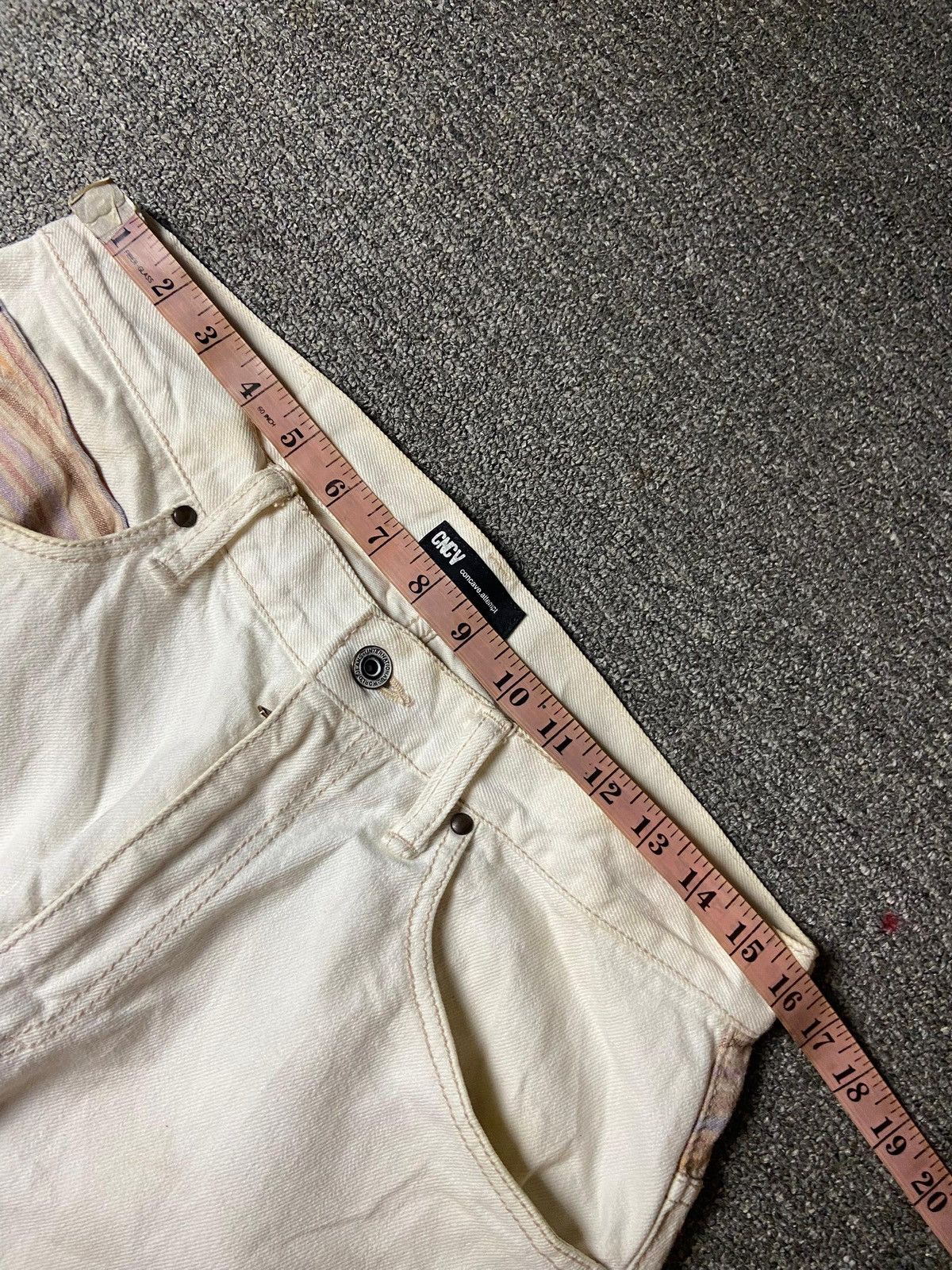 Japanese Brand CNCV Concave Attempt Regular Fit Jeans (147) Size US 32 / EU 48 - 7 Thumbnail