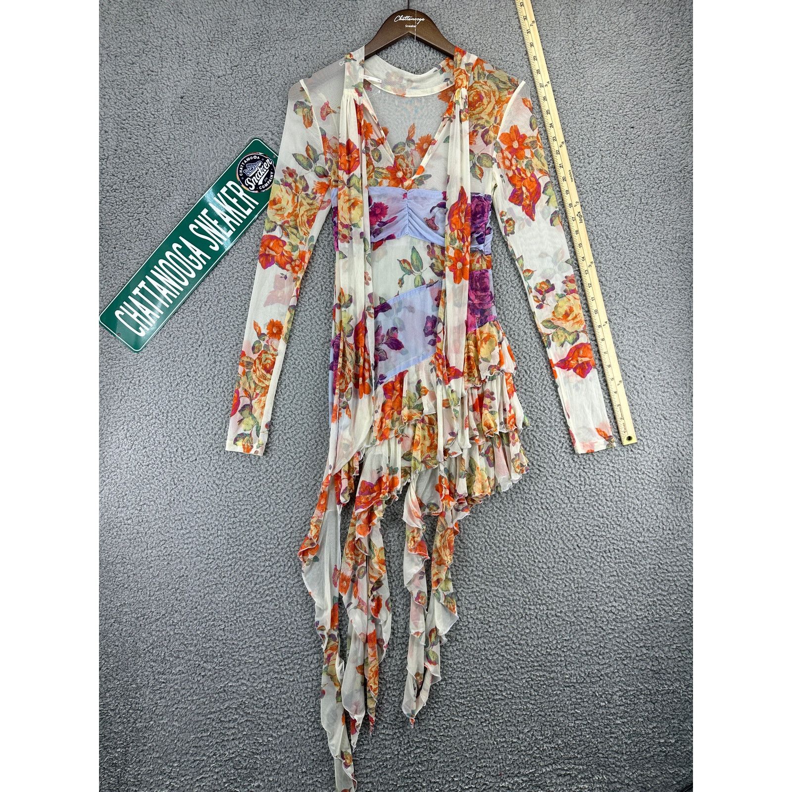 Free People Main Event Periwinkle Dress Womens XS