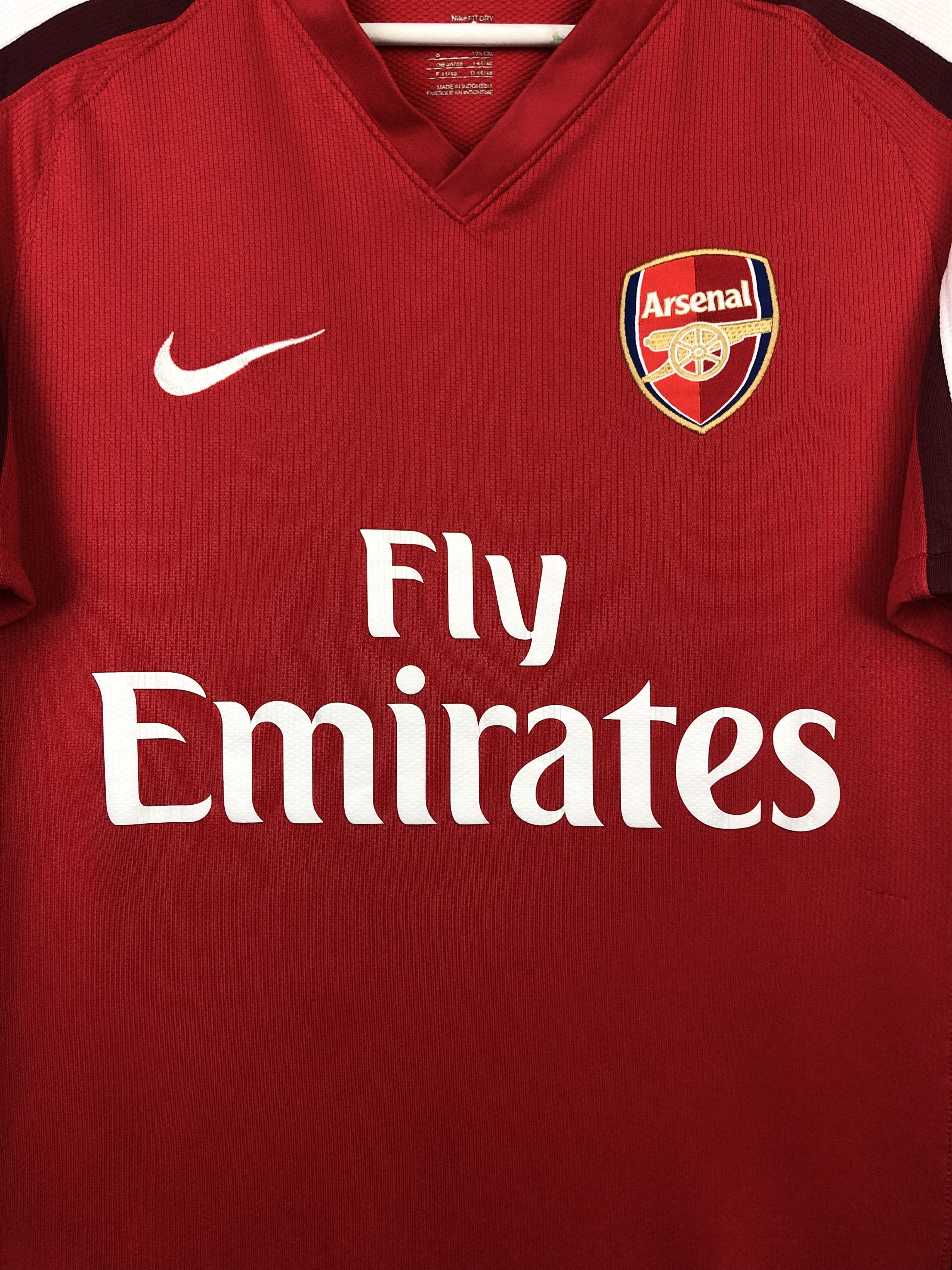Nike Arsenal football shirt 2008 Soccer Gunners Jersey Tee Hype Size US S / EU 44-46 / 1 - 3 Thumbnail