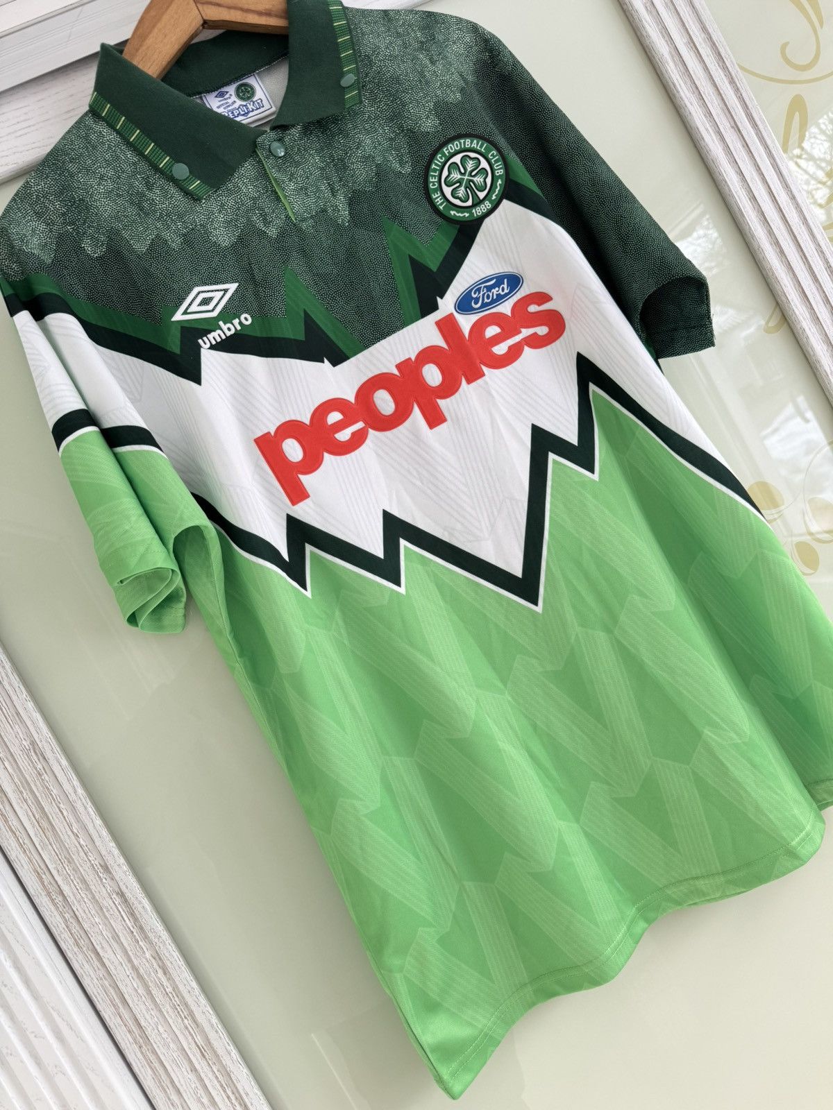 Umbro Vintage Celtic 1991-1992 Away Soccer Jersey Football Shirt Size US XL / EU 56 / 4 - 4 Thumbnail