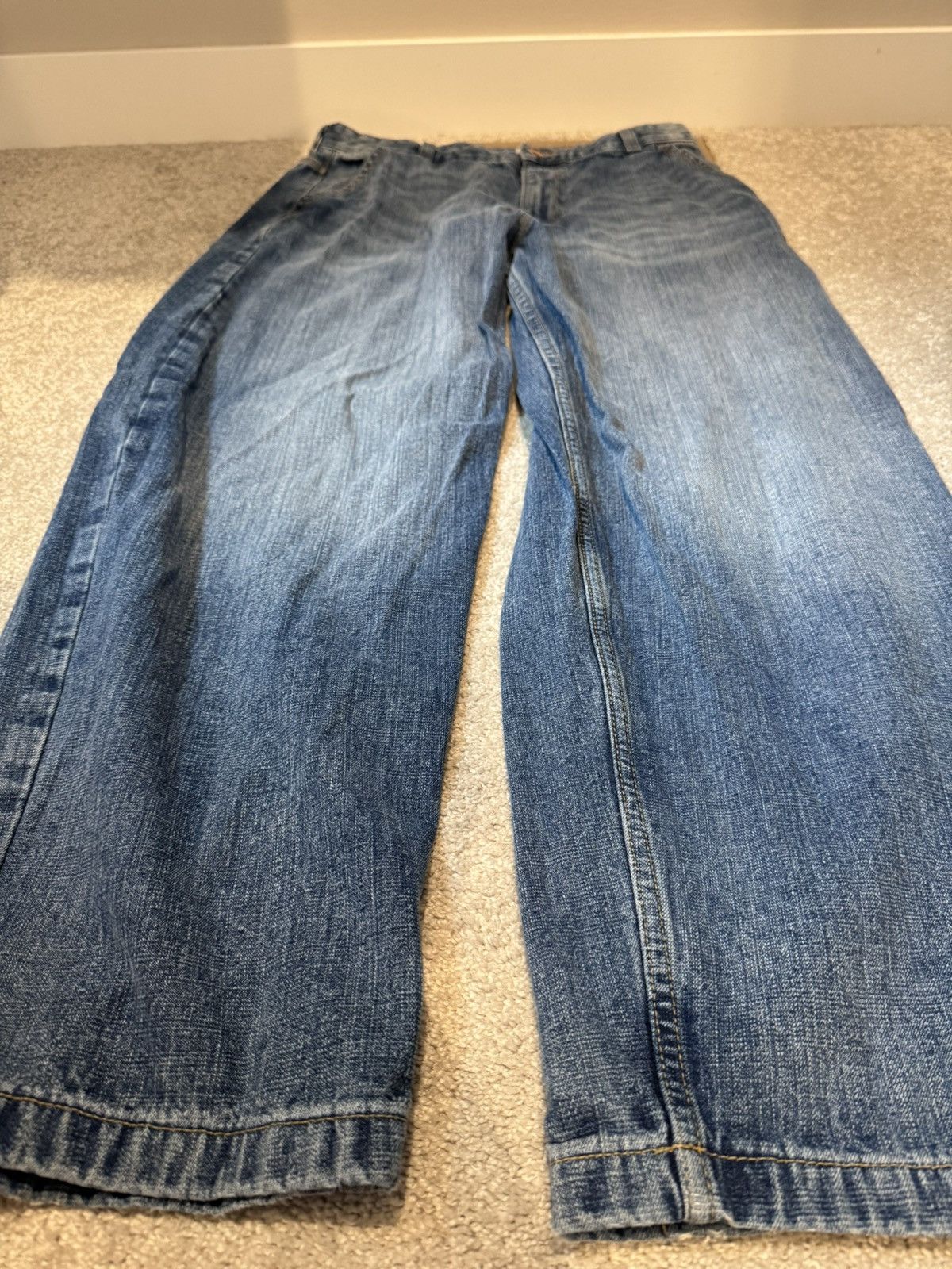 Other Dark Blue Baggy Denim Size US 33 - 1 Thumbnail