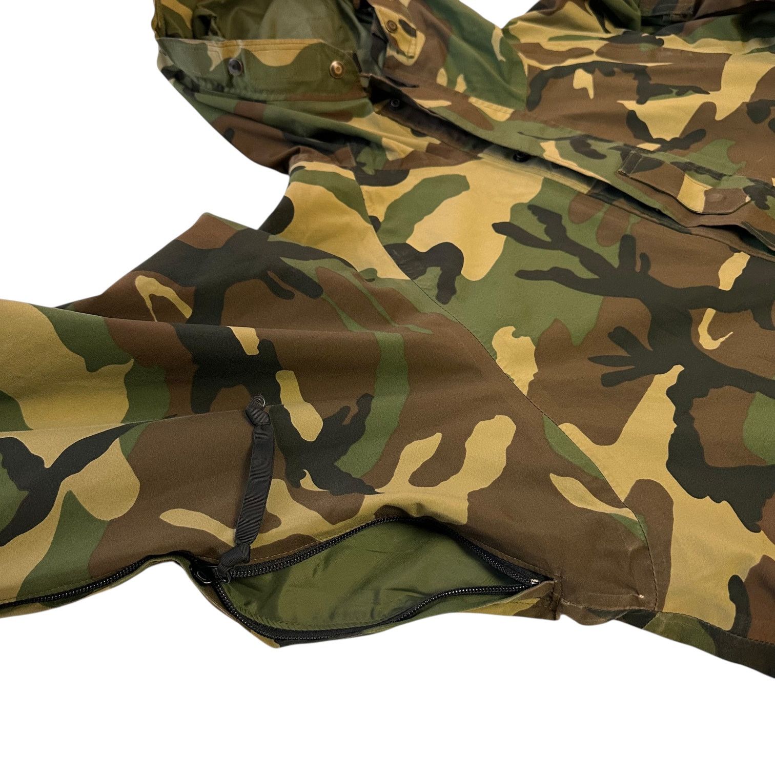 Vintage Xl Vintage US Military BDU Rain Jacket Green Camo Size US XL / EU 56 / 4 - 4 Thumbnail
