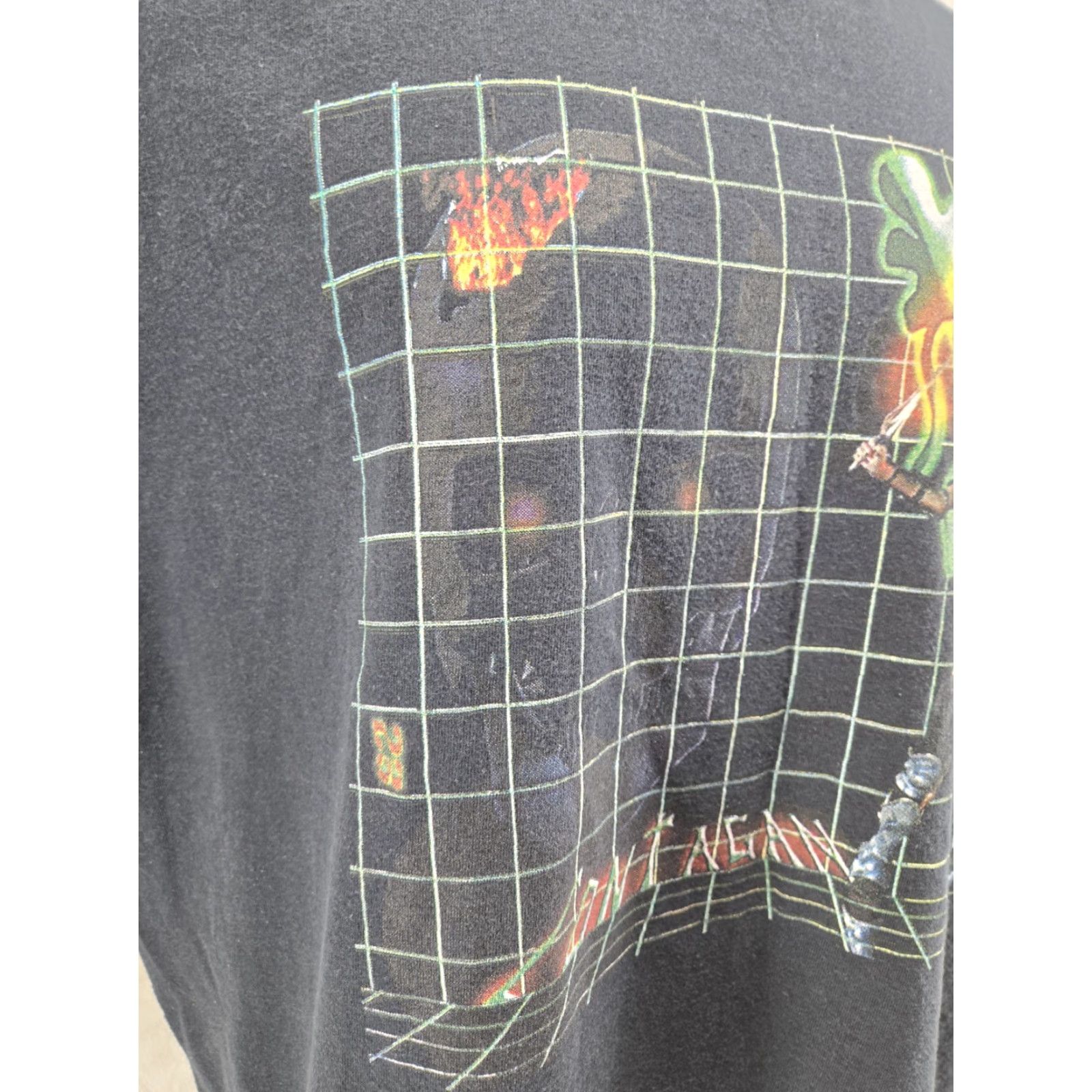 Gildan VINTAGE Contagan Band Shirt Black 2XL T-Shirt Mens Short Sleeve Distressed Graphic Contagan Band Shirt Size US XXL / EU 58 / 5 - 4 Thumbnail