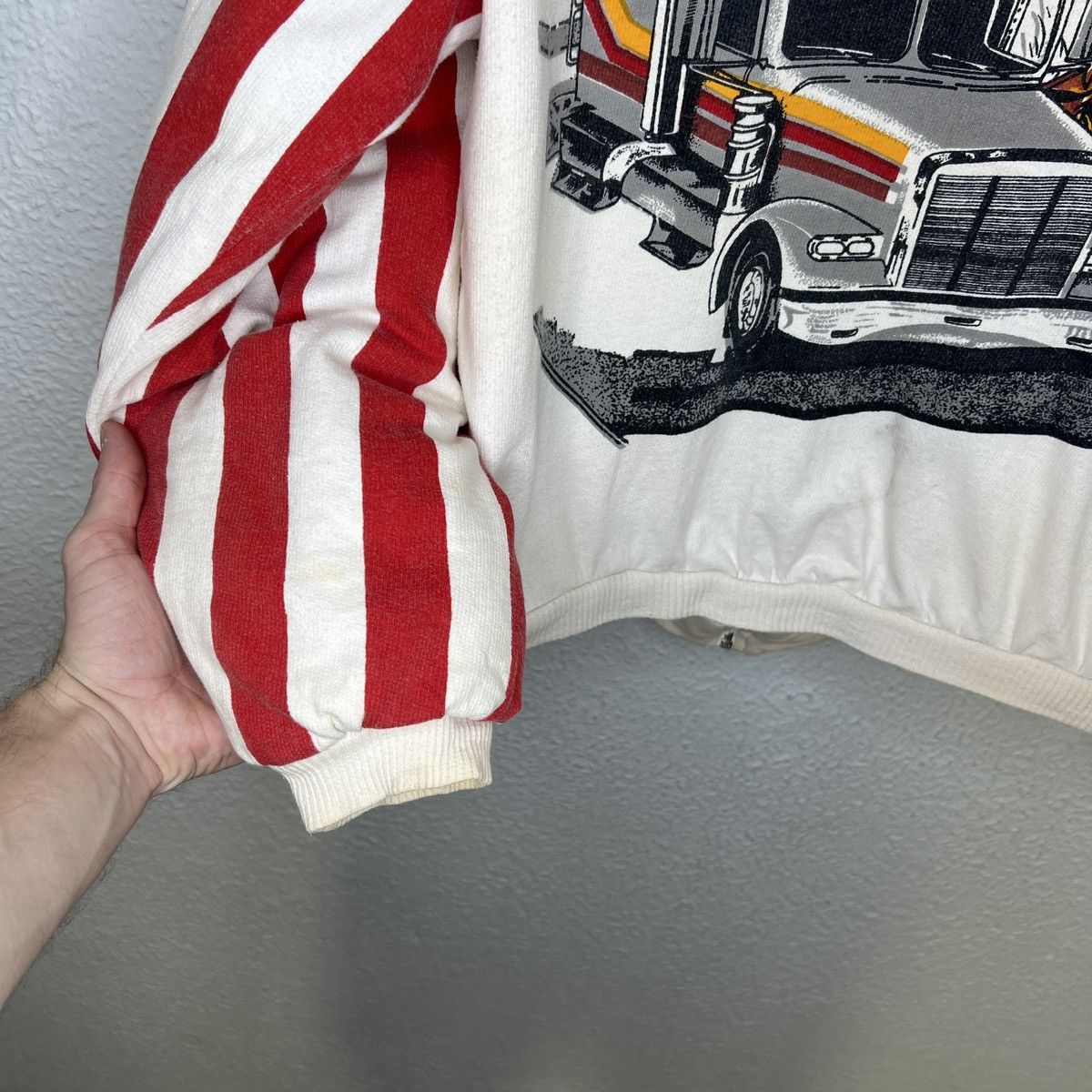 Vintage Vintage The American Way Varsity Bomber Jacket USA Flag 90s Size US L / EU 52-54 / 3 - 10 Thumbnail