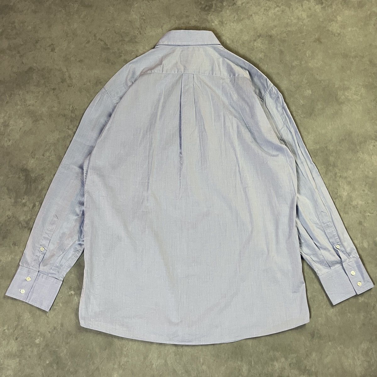 Brunello Cucinelli Brunello Cucinelli Button Up Shirt Basic Fit Luxury Designer Size US XXL / EU 58 / 5 - 7 Thumbnail