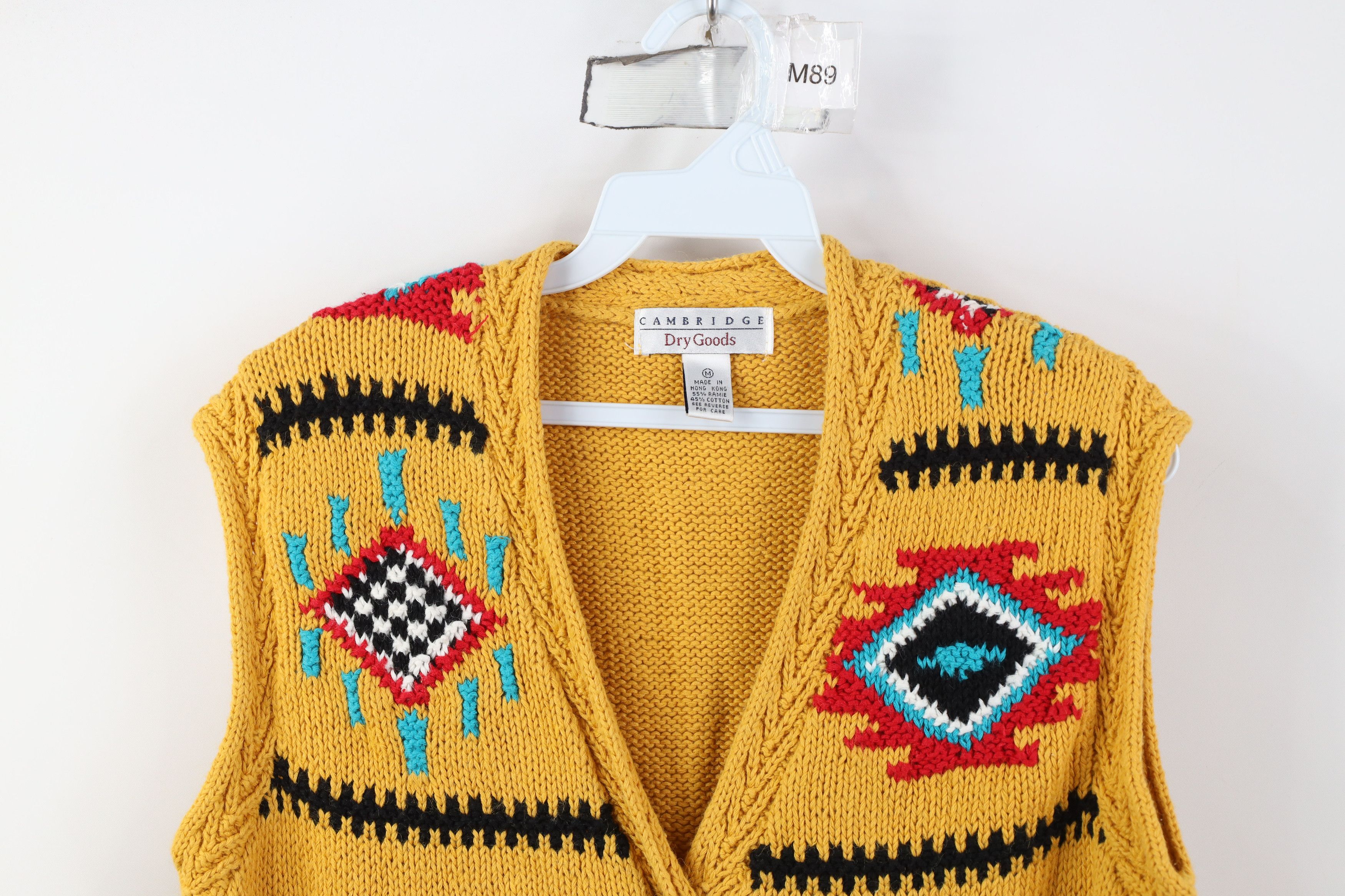Vintage Vintage 90s Streetwear Southwestern Fair Isle Sweater Vest Size M / US 6-8 / IT 42-44 - 2 Thumbnail