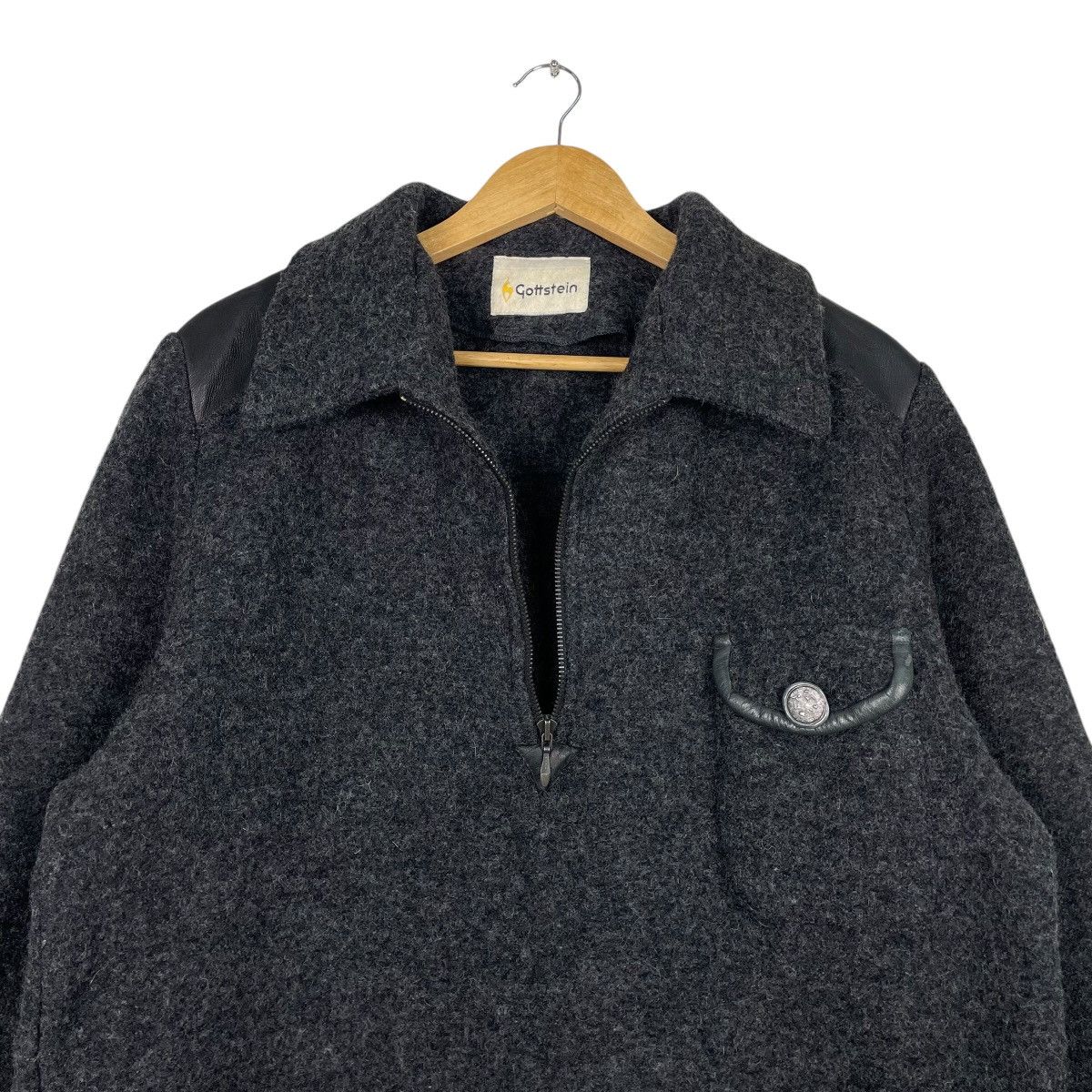 Designer × Other 💥GOTTSTEIN WOOL CRUISER ZIPPER JACKET Size US M / EU 48-50 / 2 - 10 Thumbnail