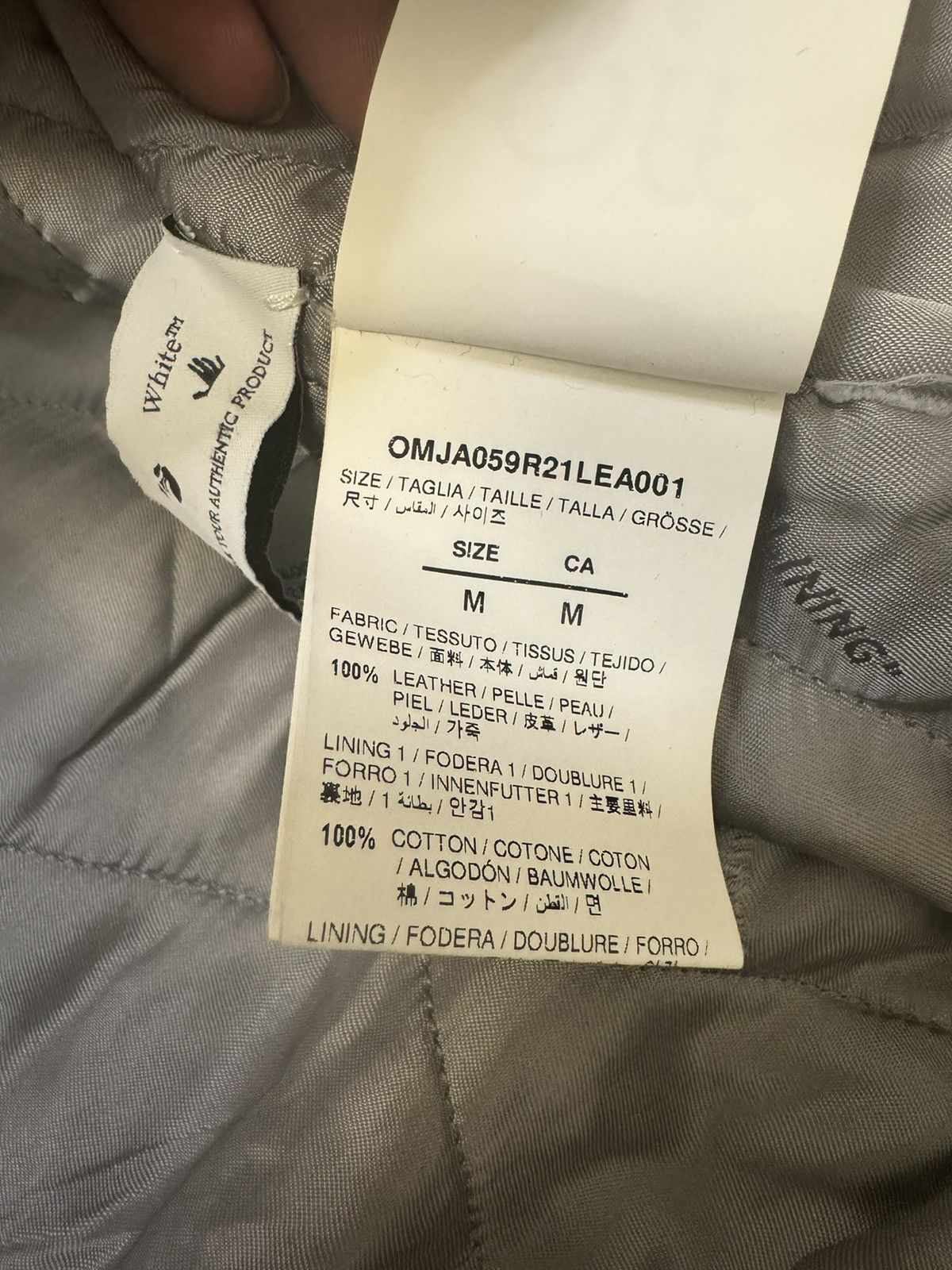 Off-White × Virgil Abloh Off-White Virgil Abloh Magician varsity jacket Size US M / EU 48-50 / 2 - 6 Thumbnail