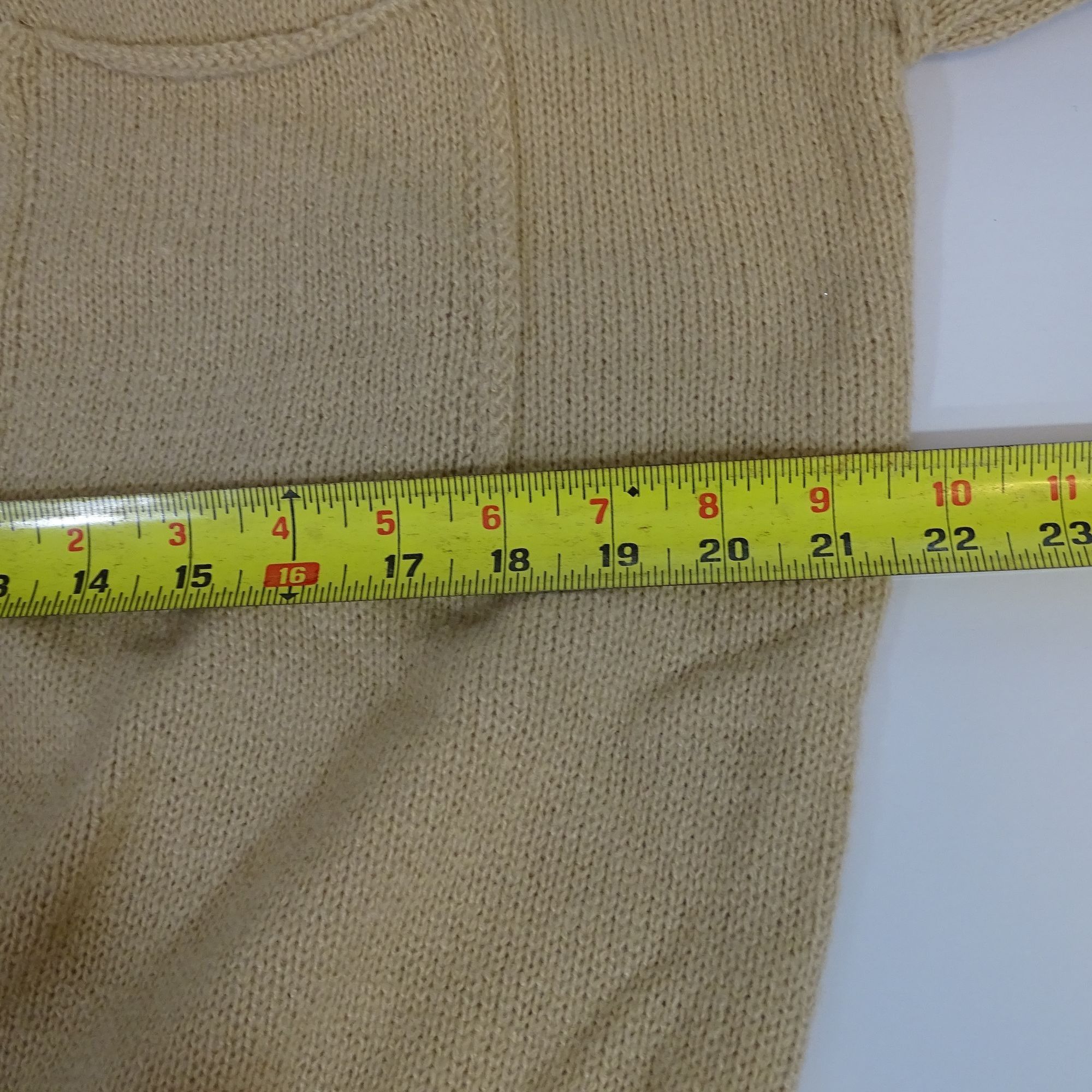 Shein Shein Women Beige Knit Crew Sweater Size XL US 12 Pocket Size XL / US 12-14 / IT 48-50 - 7 Thumbnail