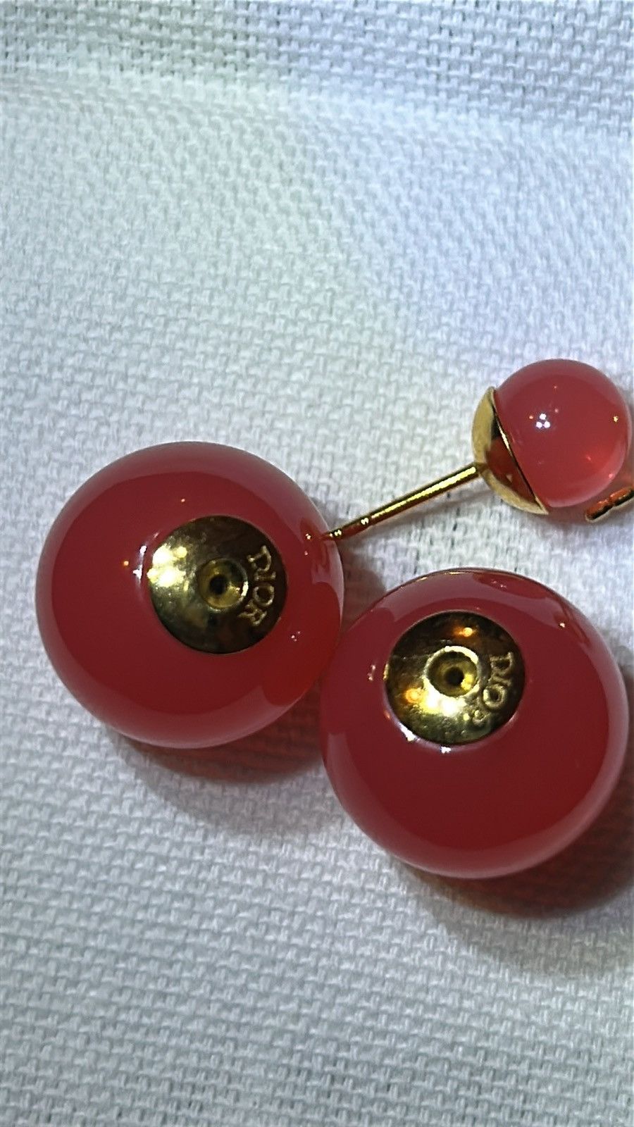 Dior Dior DIORIVIERA DIOR TRIBALES EARRINGS Coral Resin Pearl Size ONE SIZE - 5 Thumbnail