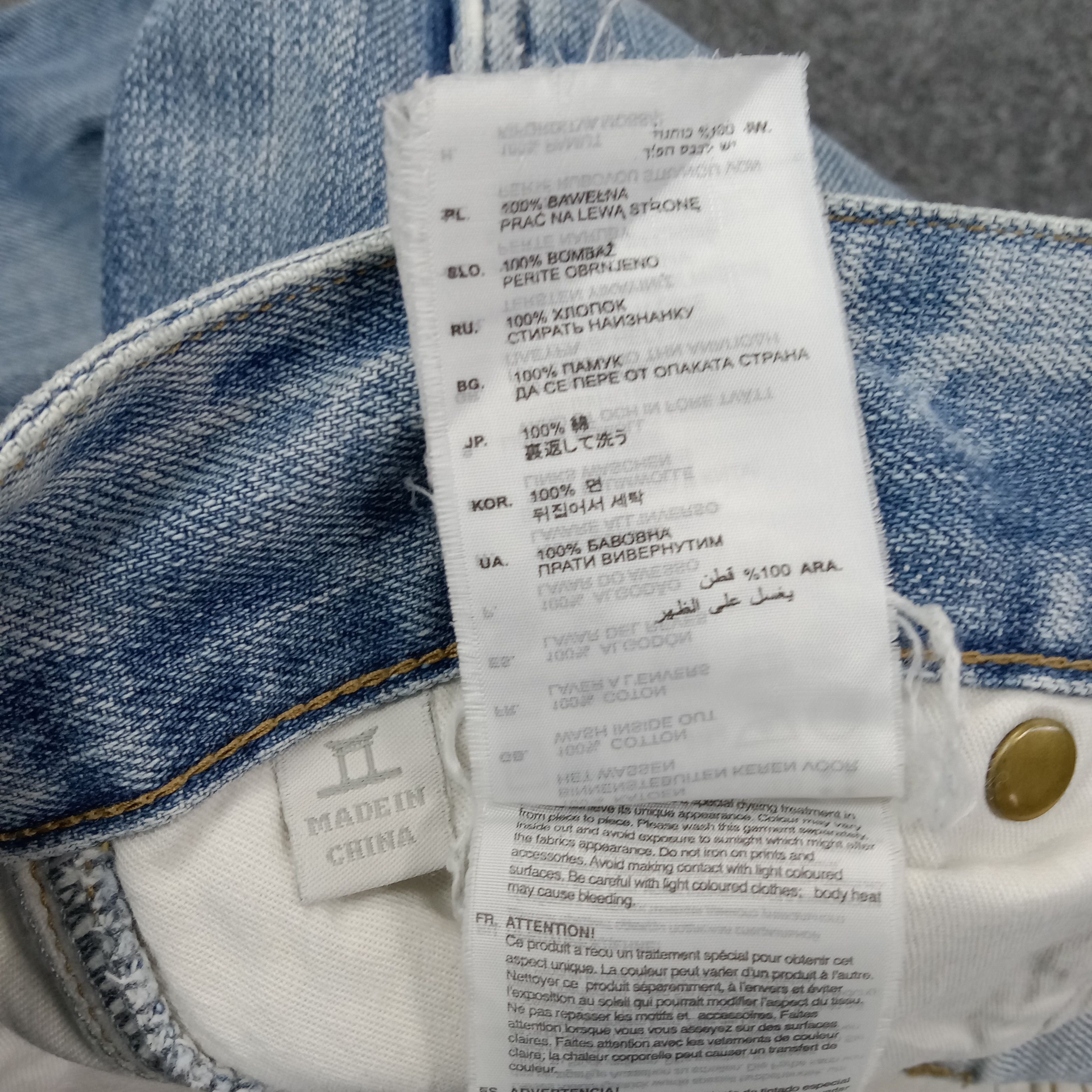 G-Star G-Star Raw Japanese Brand Bikers Style Denim Jeans C244N21 Size US 34 / EU 50 - 16 Thumbnail