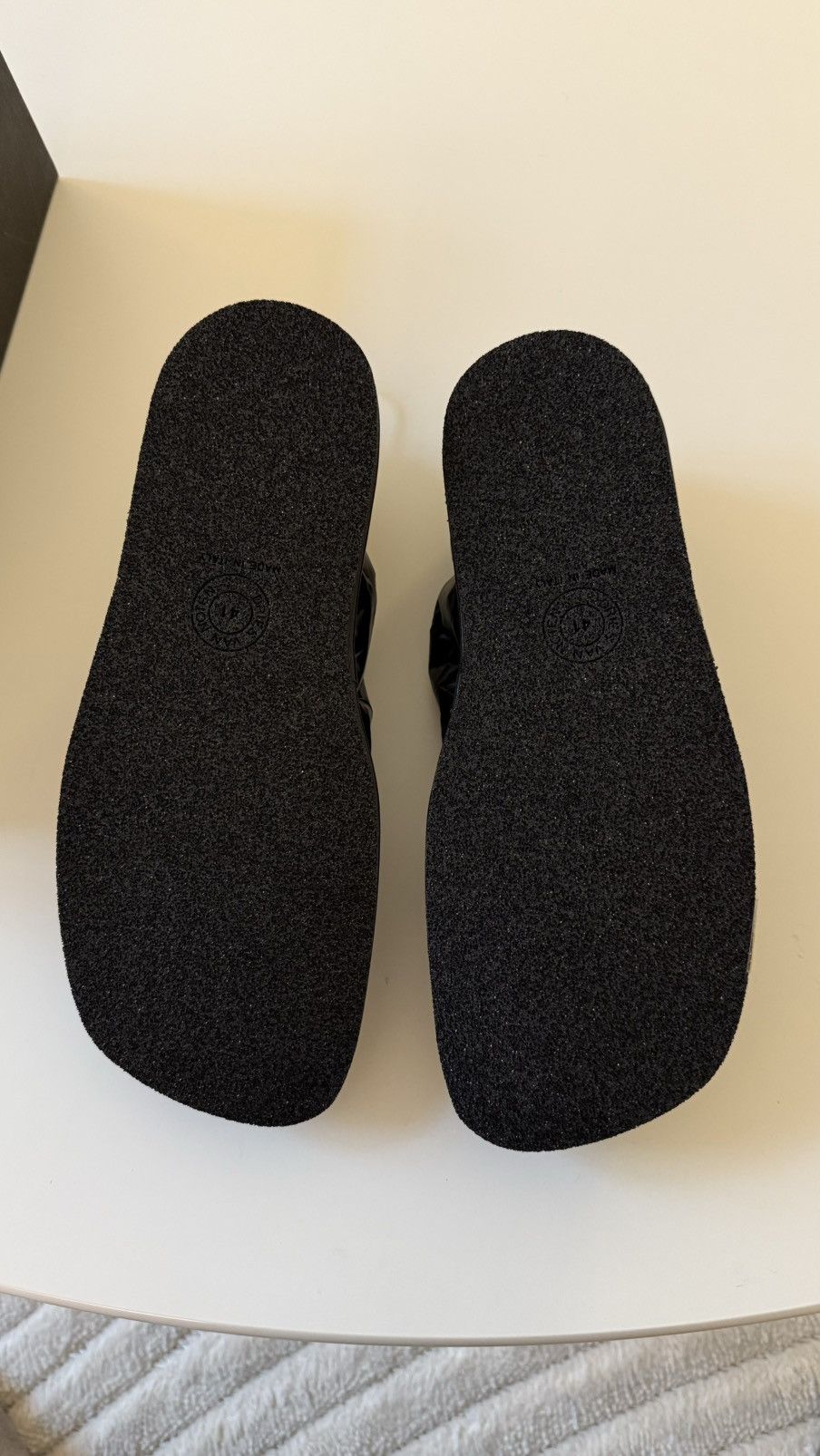 Dries Van Noten Drawstring Cinched Slipper In Qu604 Black900 Size US 8.5 / EU 41-42 - 4 Thumbnail