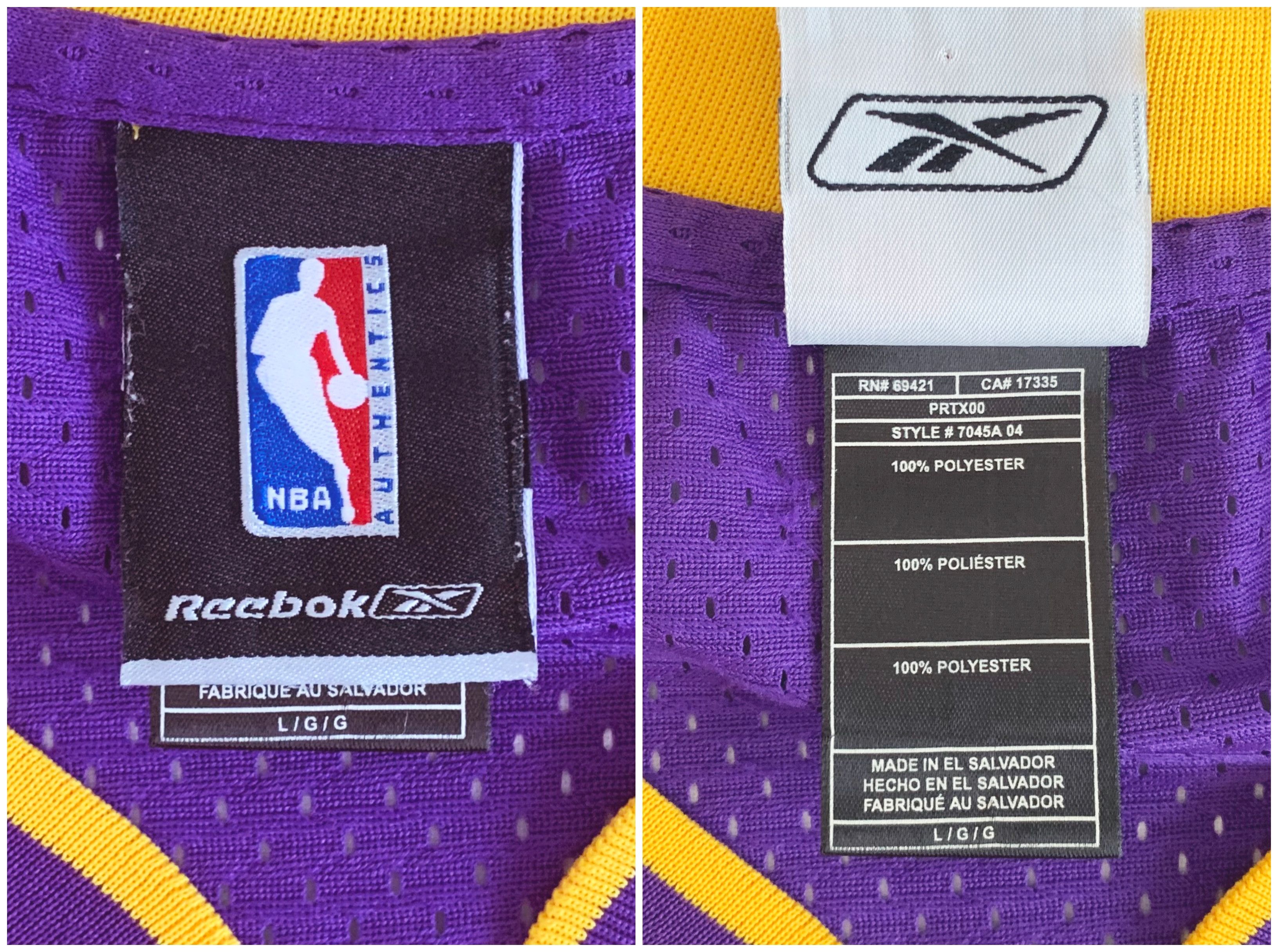 Reebok Vintage 2004 REEBOK LAKERS Gary Payton Jersey Authentics NBA Size US L / EU 52-54 / 3 - 7 Thumbnail