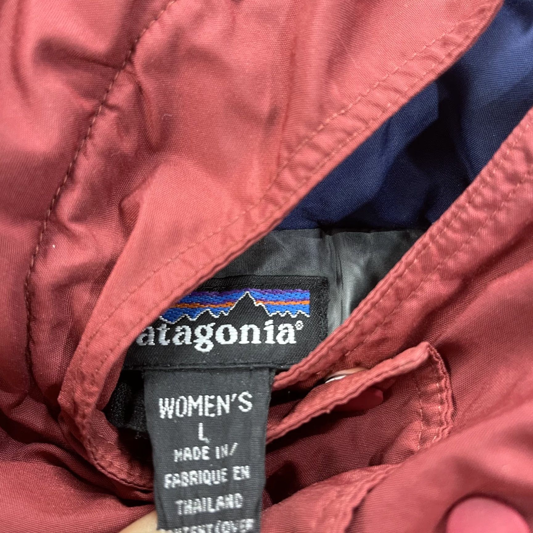 Patagonia VINTAGE Patagonia Jacket Womens Large Red Insulated Guide Parka Hooded Zip 90s Size L / US 10 / IT 46 - 4 Thumbnail