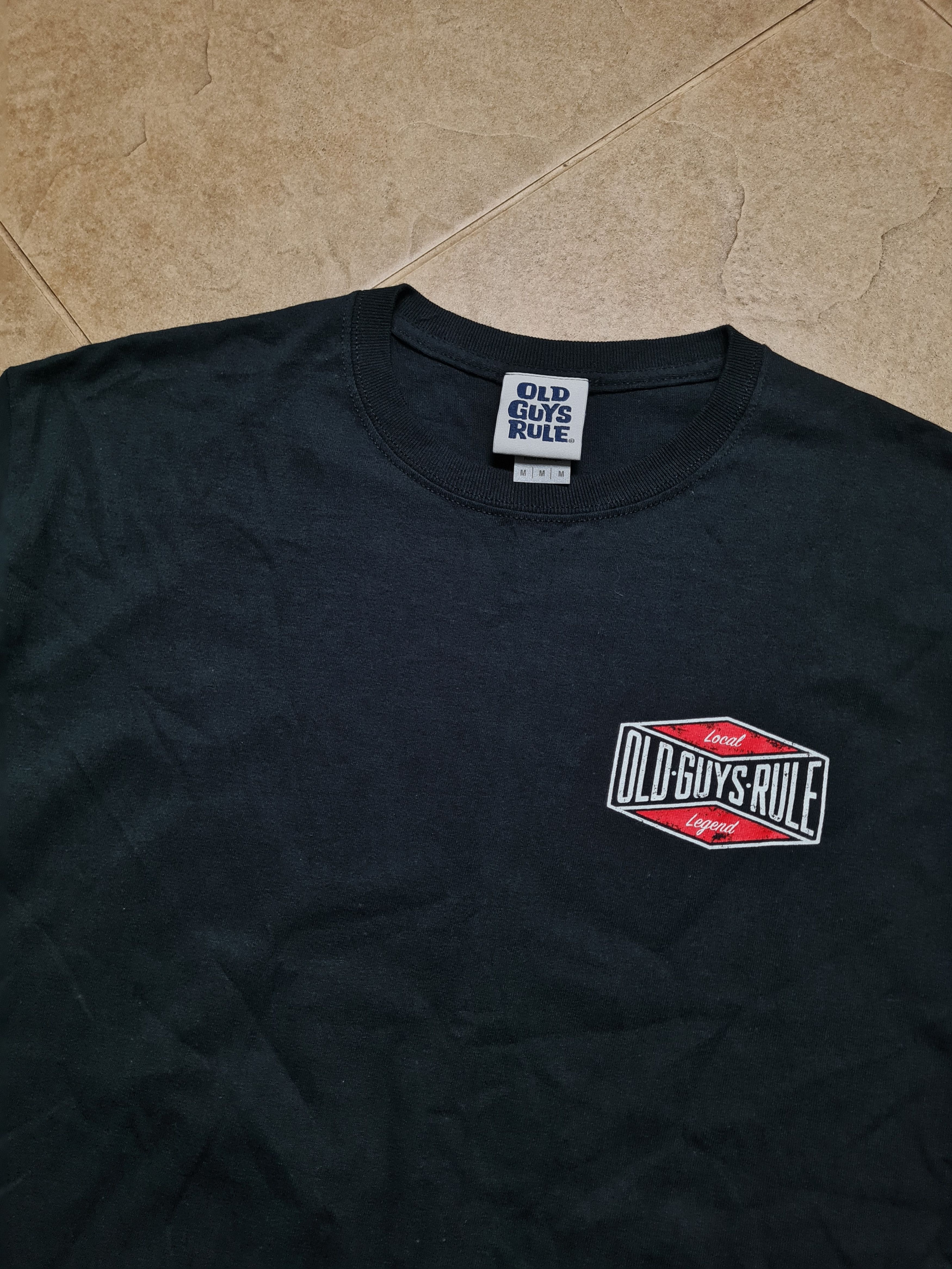 Other Vintage T-shirts OLD GUYS RULE Retro USA Black Big Logo M Size US M / EU 48-50 / 2 - 2 Thumbnail