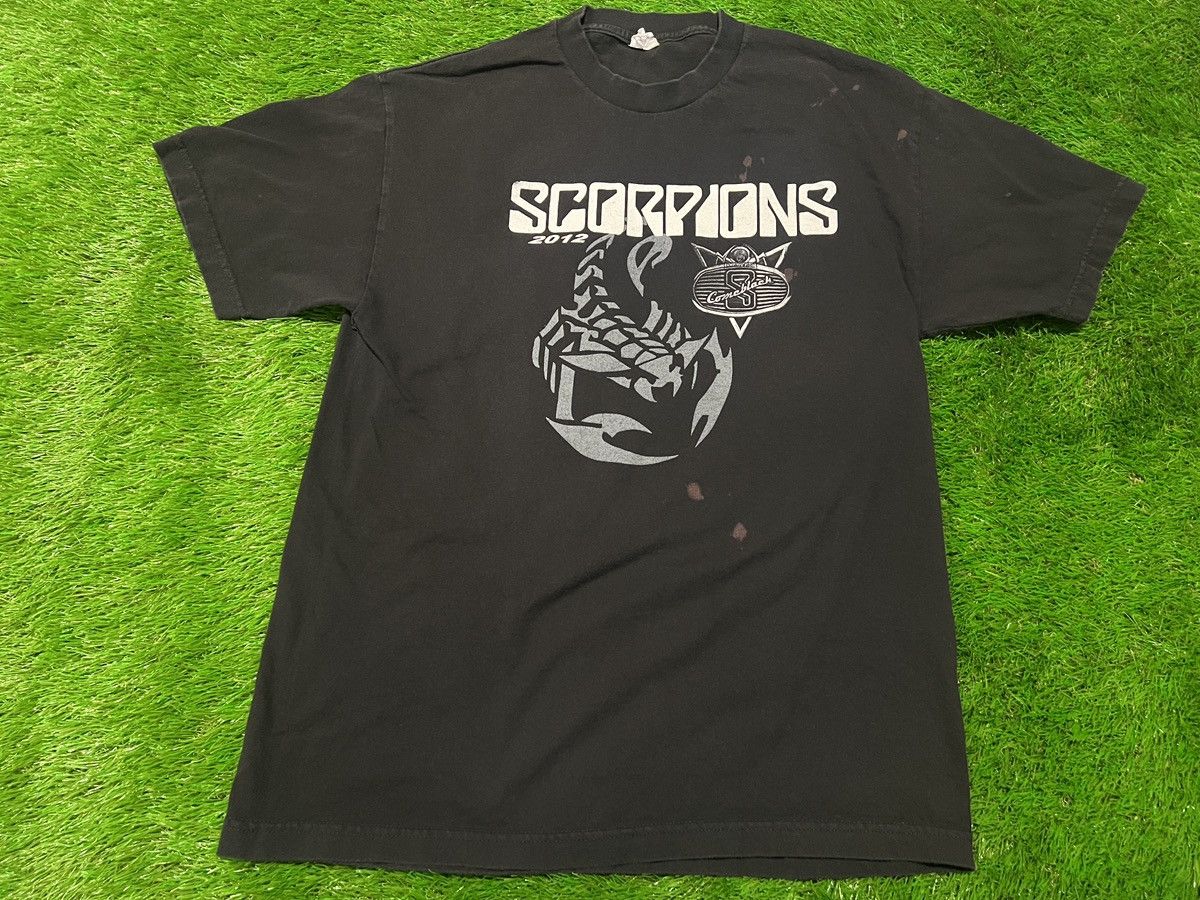 Band Tees Scorpions - The Final Sting 2012 - Tour Dates Double Sided Size US L / EU 52-54 / 3 - 1 Thumbnail