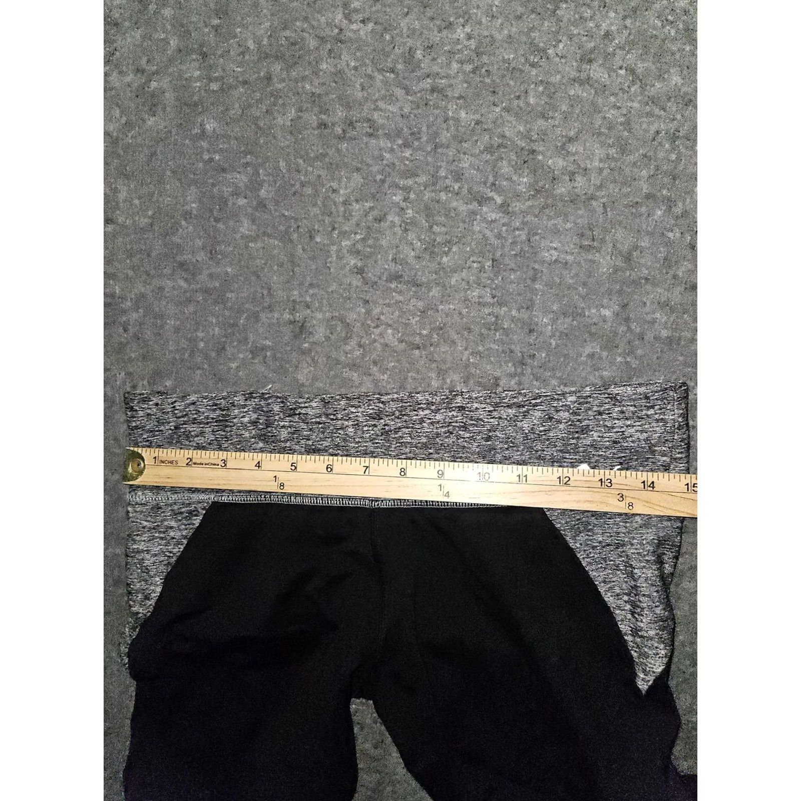 Victoria's Secret Victoria's Secret Pink Yoga Leggings Womens Small Black Fold Waist Athletic Gym Pants Size 28" / US 6 / IT 42 - 4 Thumbnail