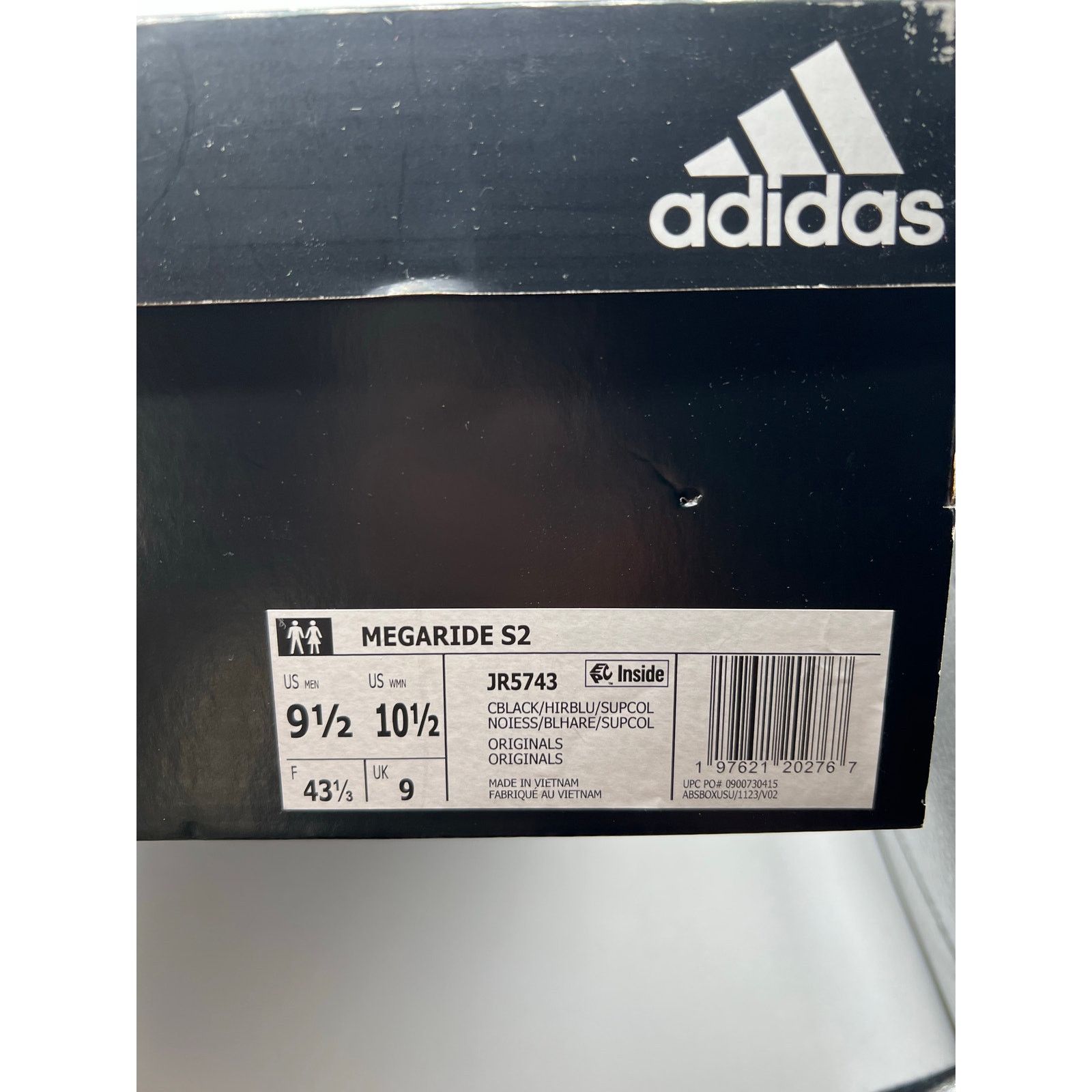 Adidas Adidas Megaride S2 “Black Hi-Res Blue Purple” size 9.5 mens Size US 9.5 / EU 42-43 - 7 Thumbnail
