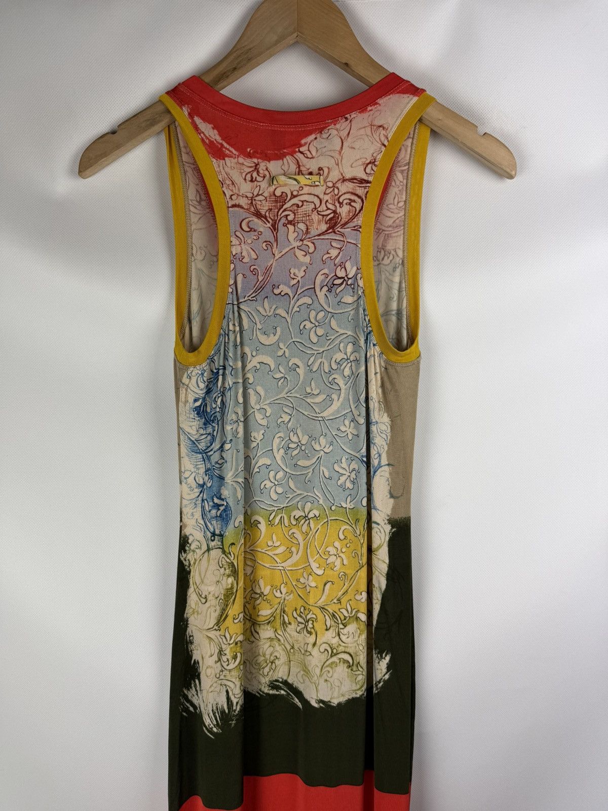 Jean Paul Gaultier Jean Paul Gaultier Vintage 90s Patterned Bodycon Maxi Dress Size M / US 6-8 / IT 42-44 - 11 Thumbnail