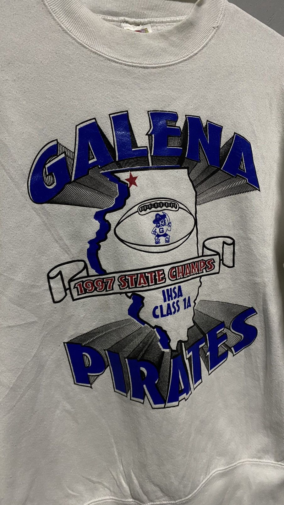 Vintage Vintage Galena Pirates 1997 baseball sweatshirt Size US L / EU 52-54 / 3 - 4 Thumbnail