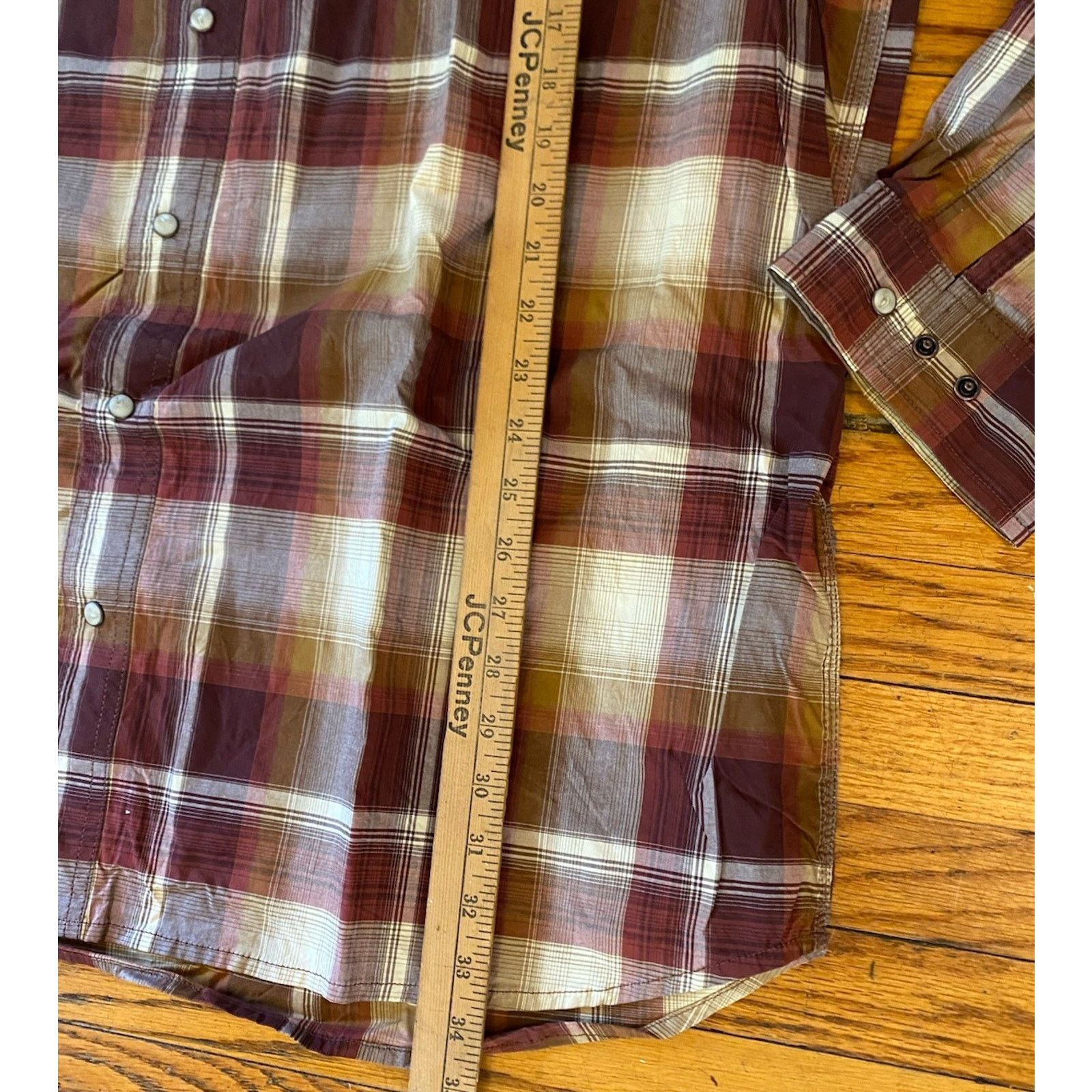 Carhartt Carhartt Pearl Snap Plaid Shirt Men’s Relaxed Fit 2XL Tall Size US XXL / EU 58 / 5 - 7 Thumbnail