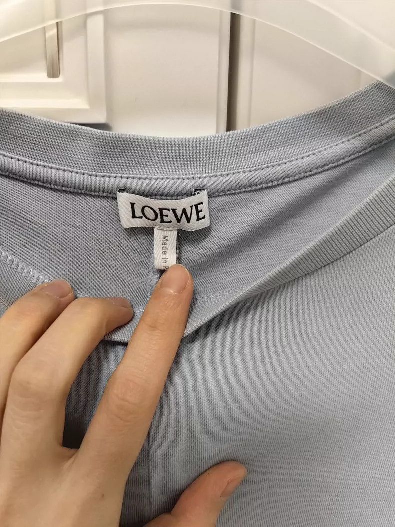 Loewe Loewe Blue women's t-shirt Size XS / US 0-2 / IT 36-38 - 4 Thumbnail