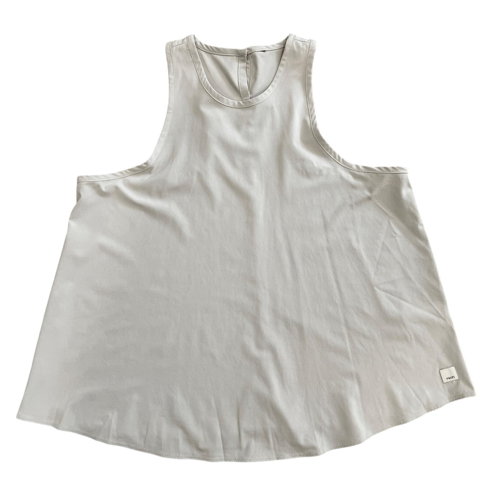 Vuori Vuori Womens Light Beige Racerback Tank Top Loose Fit Active Size M / US 6-8 / IT 42-44 - 6 Thumbnail