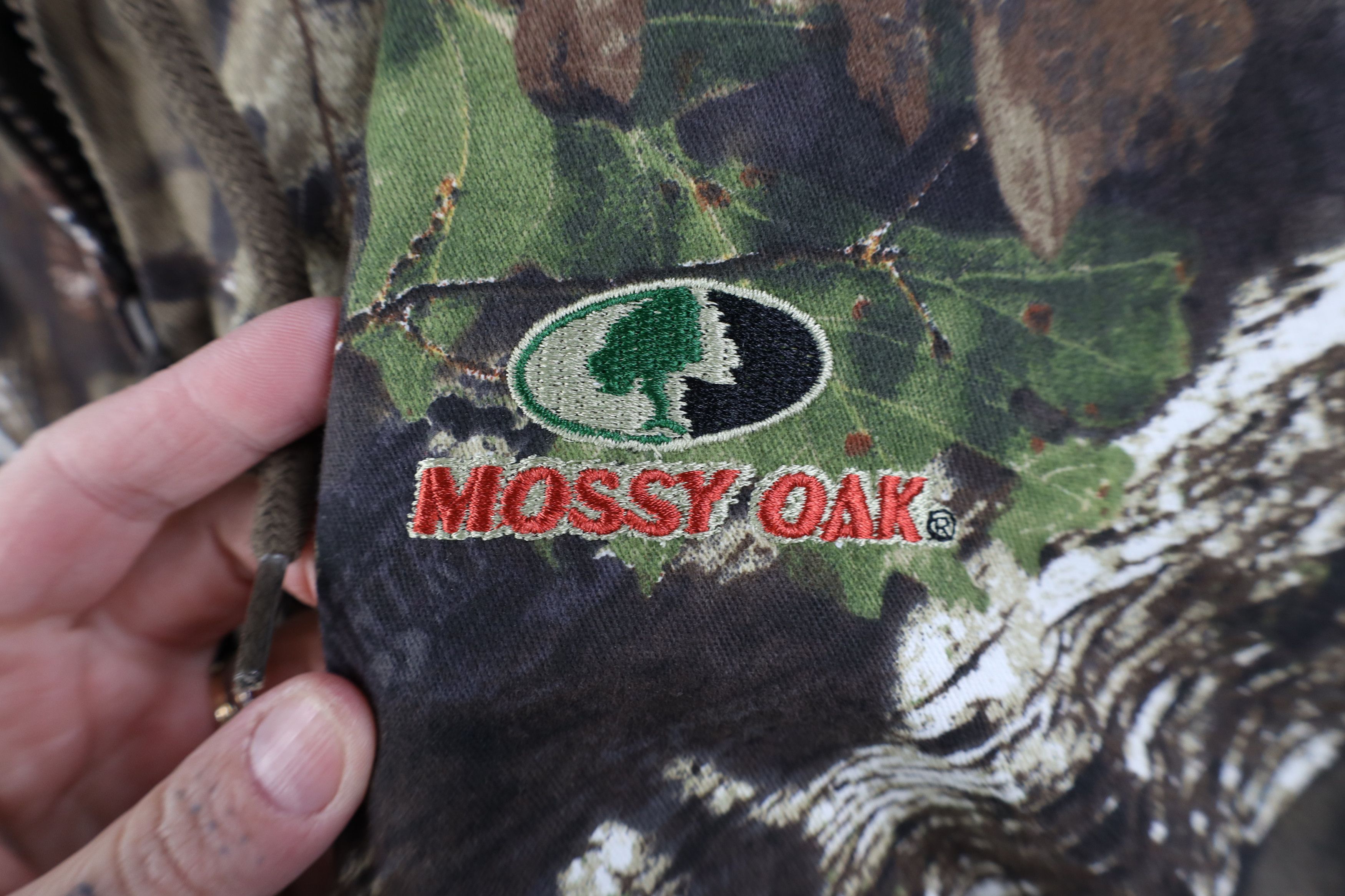 Vintage Vintage Streetwear Mossy Oak Camouflage Hooded Jacket Size US XXL / EU 58 / 5 - 4 Thumbnail