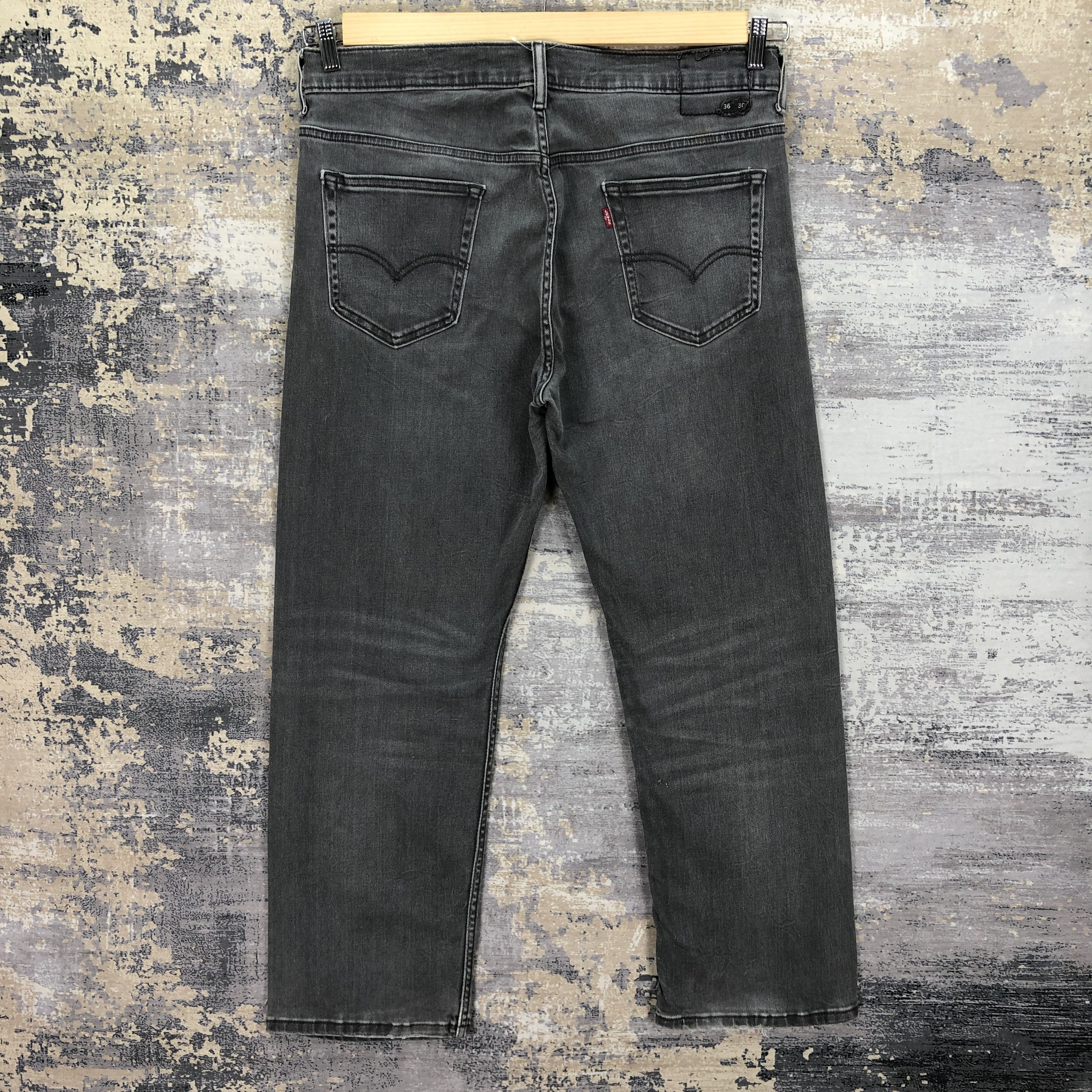 Levi's Vintage Y2K Levis 569 Baggy Denim Levi's Super Black Jeans Size US 36 / EU 52 - 2 Thumbnail