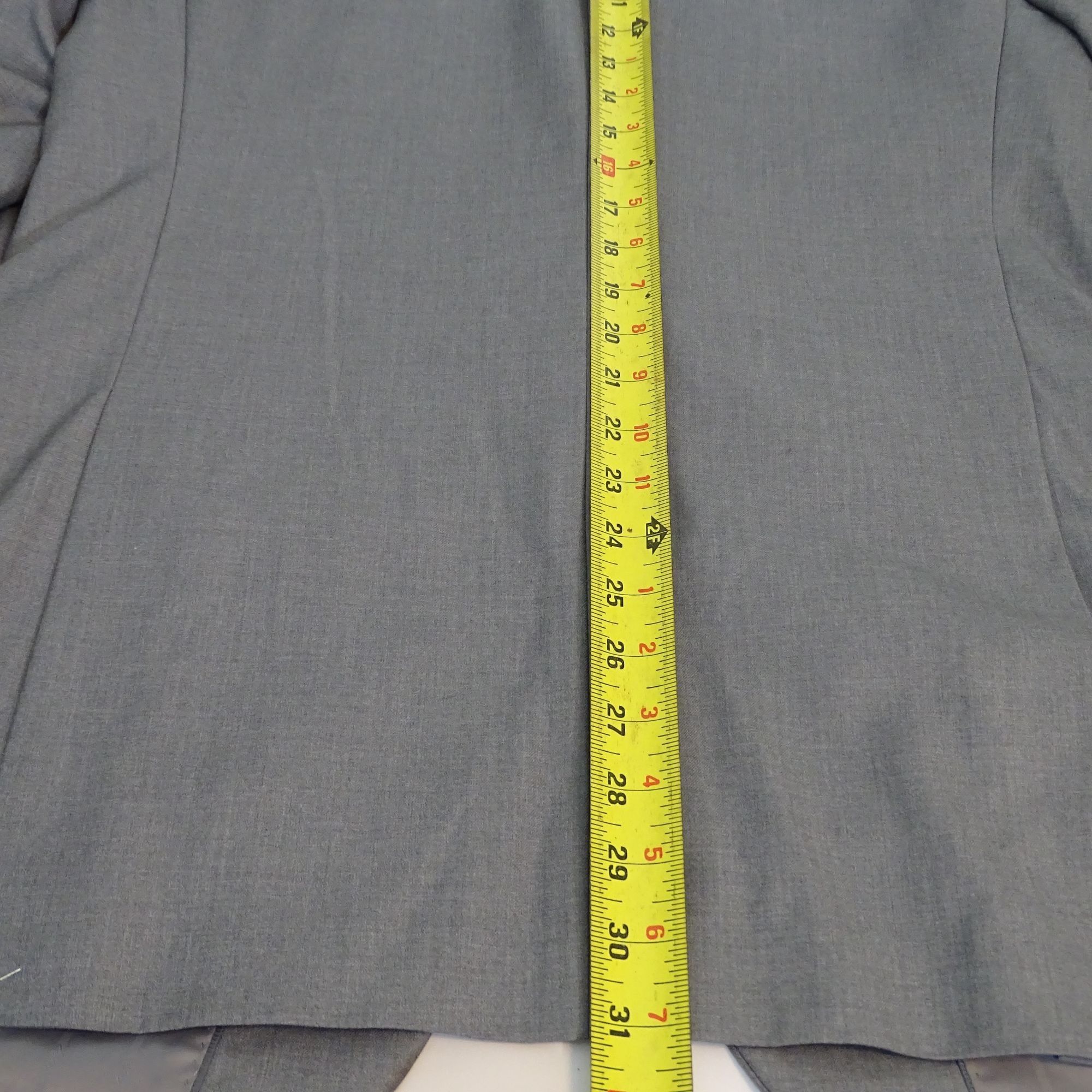 Other Renoir Men Gray 2-Button Suit Jacket Size 38 LONG Classic Size 38L - 17 Thumbnail