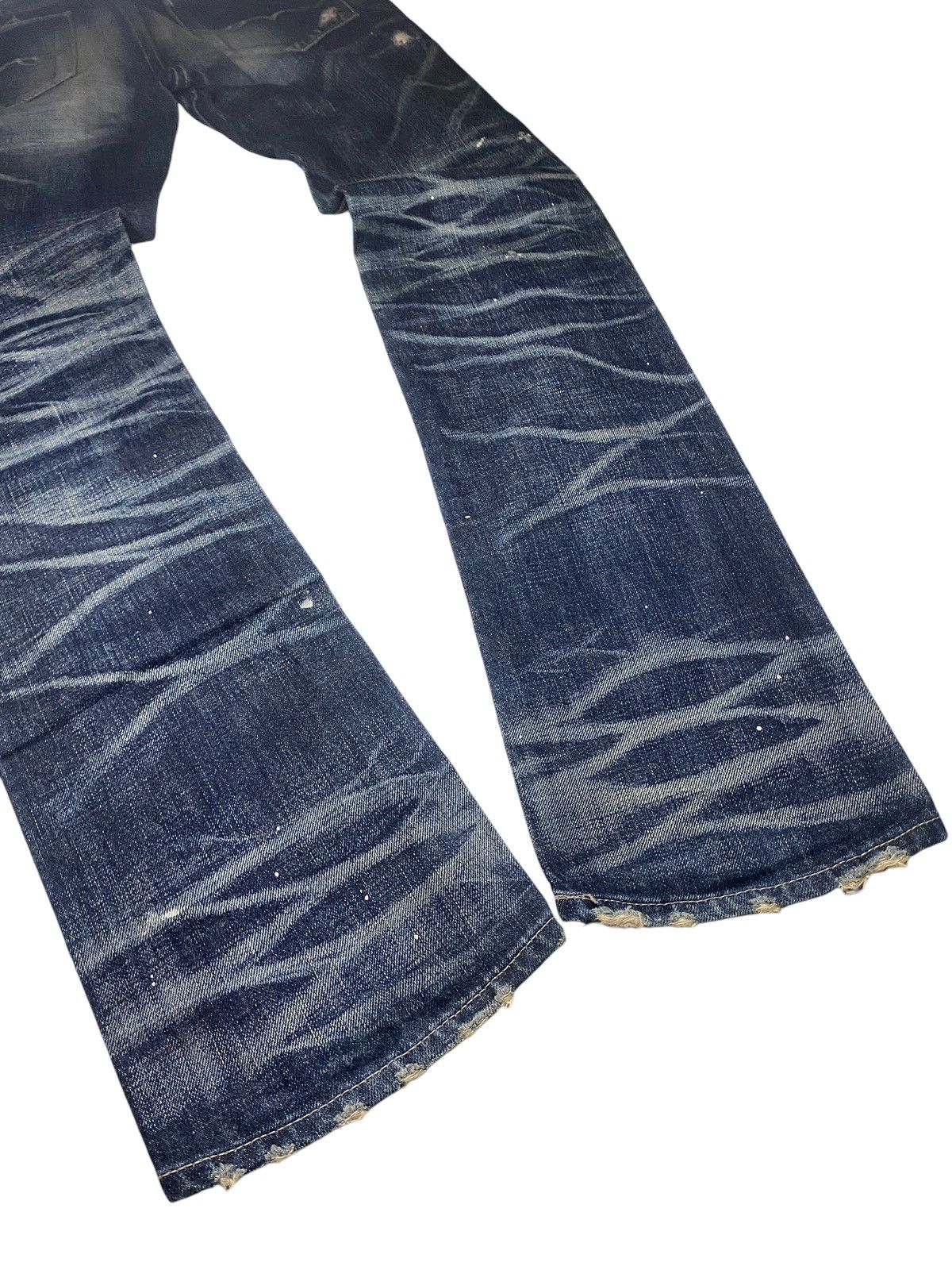 If Six Was Nine Fuga Clawmark Whiskered Seawash Jeans Size US 30 / EU 46 - 8 Thumbnail